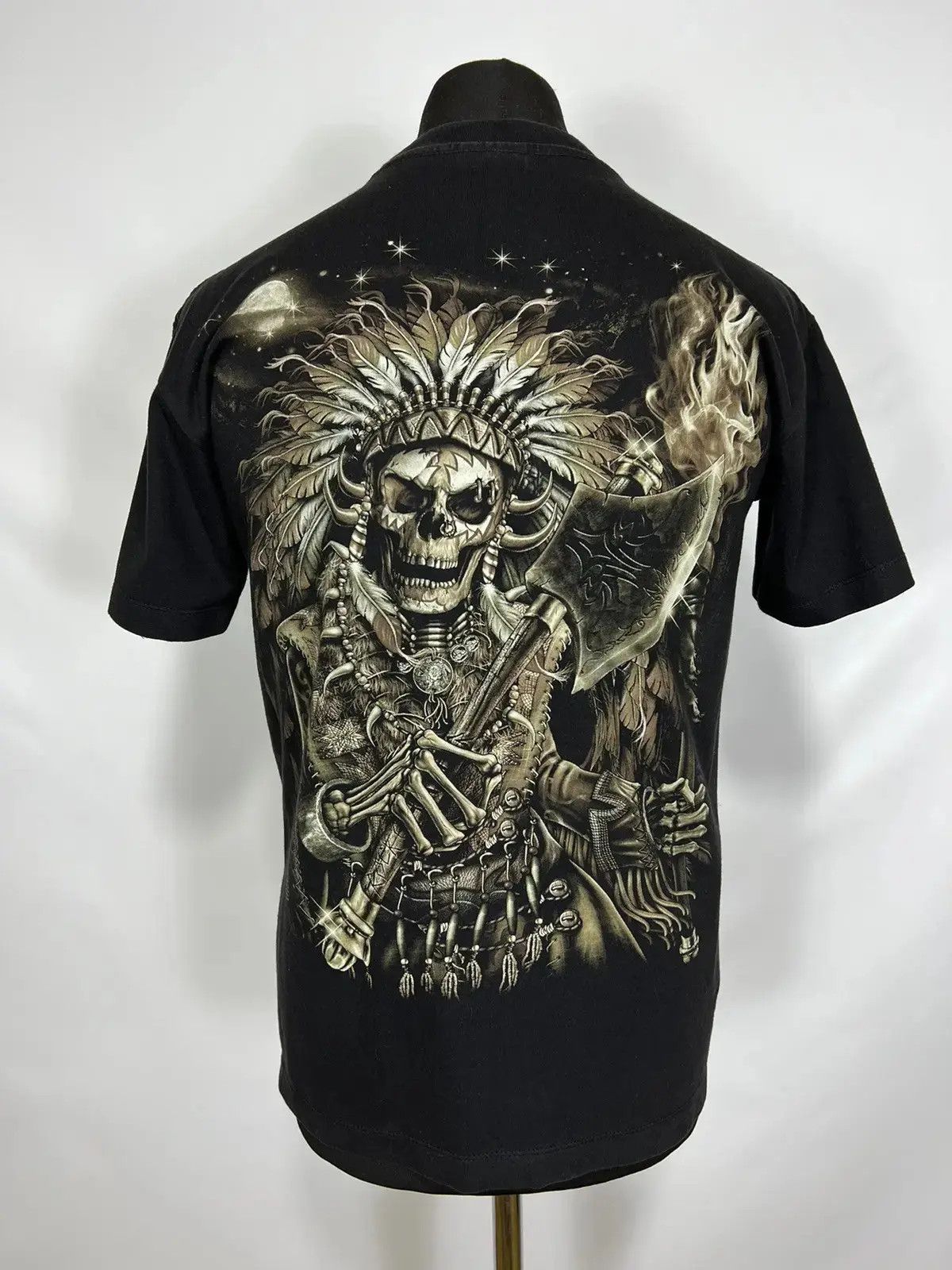 Vintage Vintage Wild copyright art skeleton tee Size US M / EU 48-50 / 2 - 2 Thumbnail