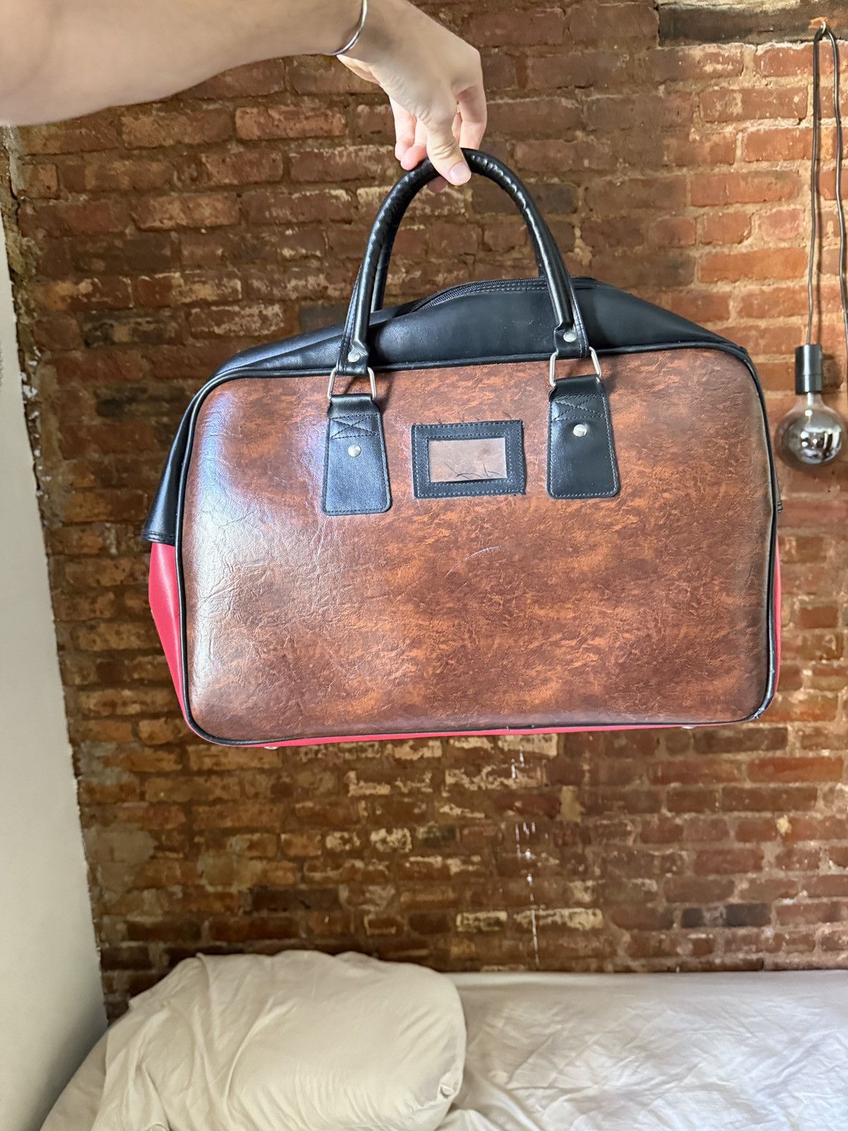 Comme des Garcons Homme Plus × Comme des Garcons SHIRT × Fred Perry 💼Fred Perry CDG Collaboration Duffle Bag Size ONE SIZE - 3 Thumbnail