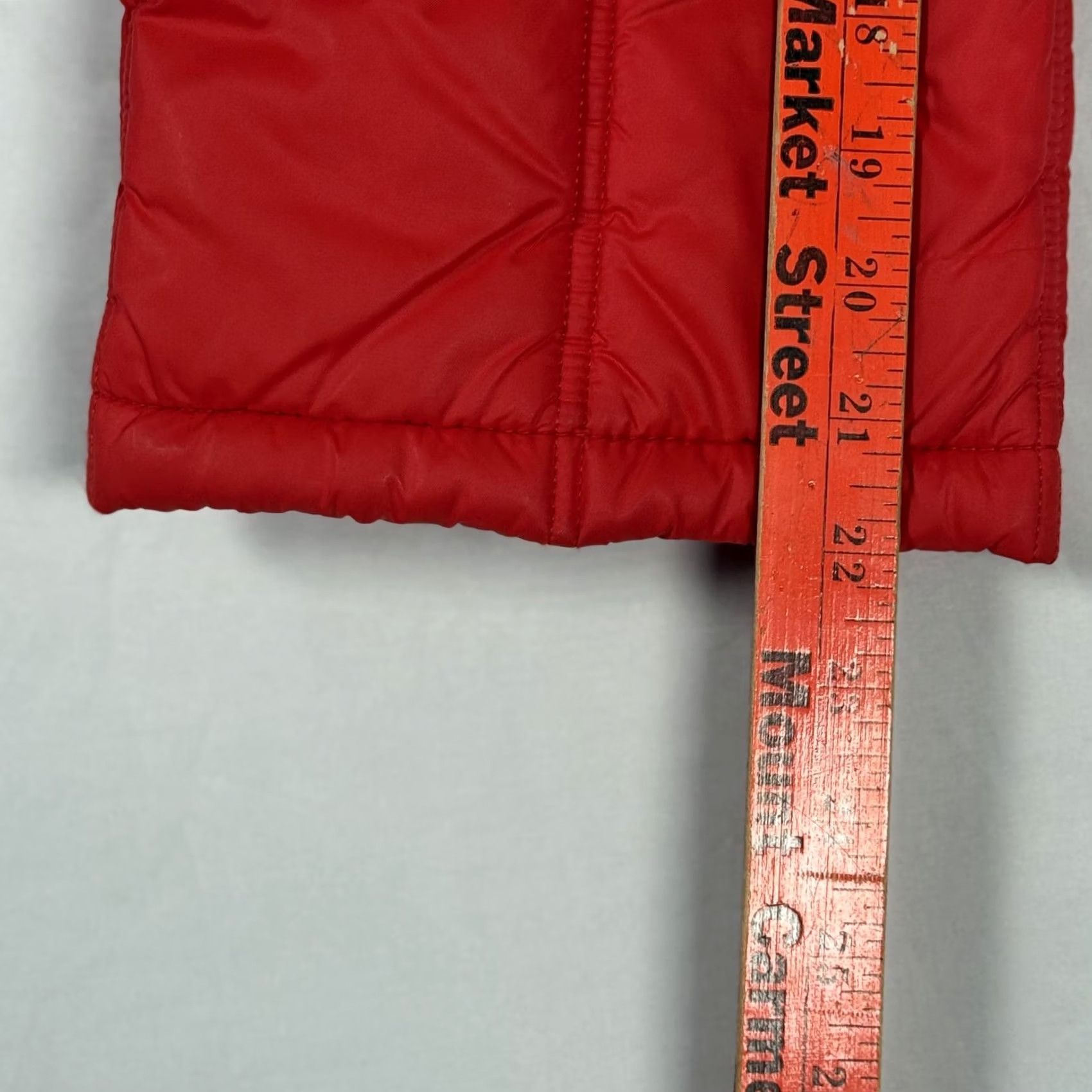 Vintage VINTAGE 80s Retro Hooded Quilted Puffer Coat Large Winter Jacket Made in USA Women's Out N About Red Size L / US 10 / IT 46 - 7 Thumbnail