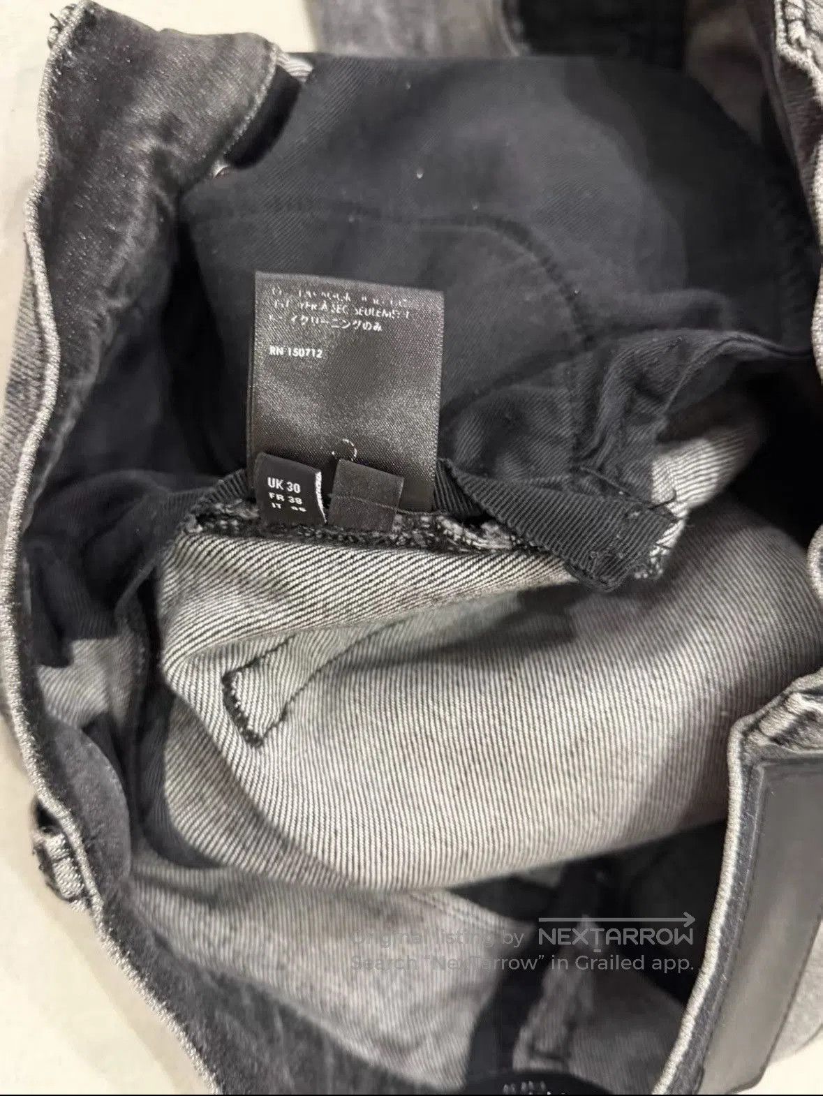 Amiri Amiri pants gray size 30 wxx. Size US 30 / EU 46 - 3 Thumbnail