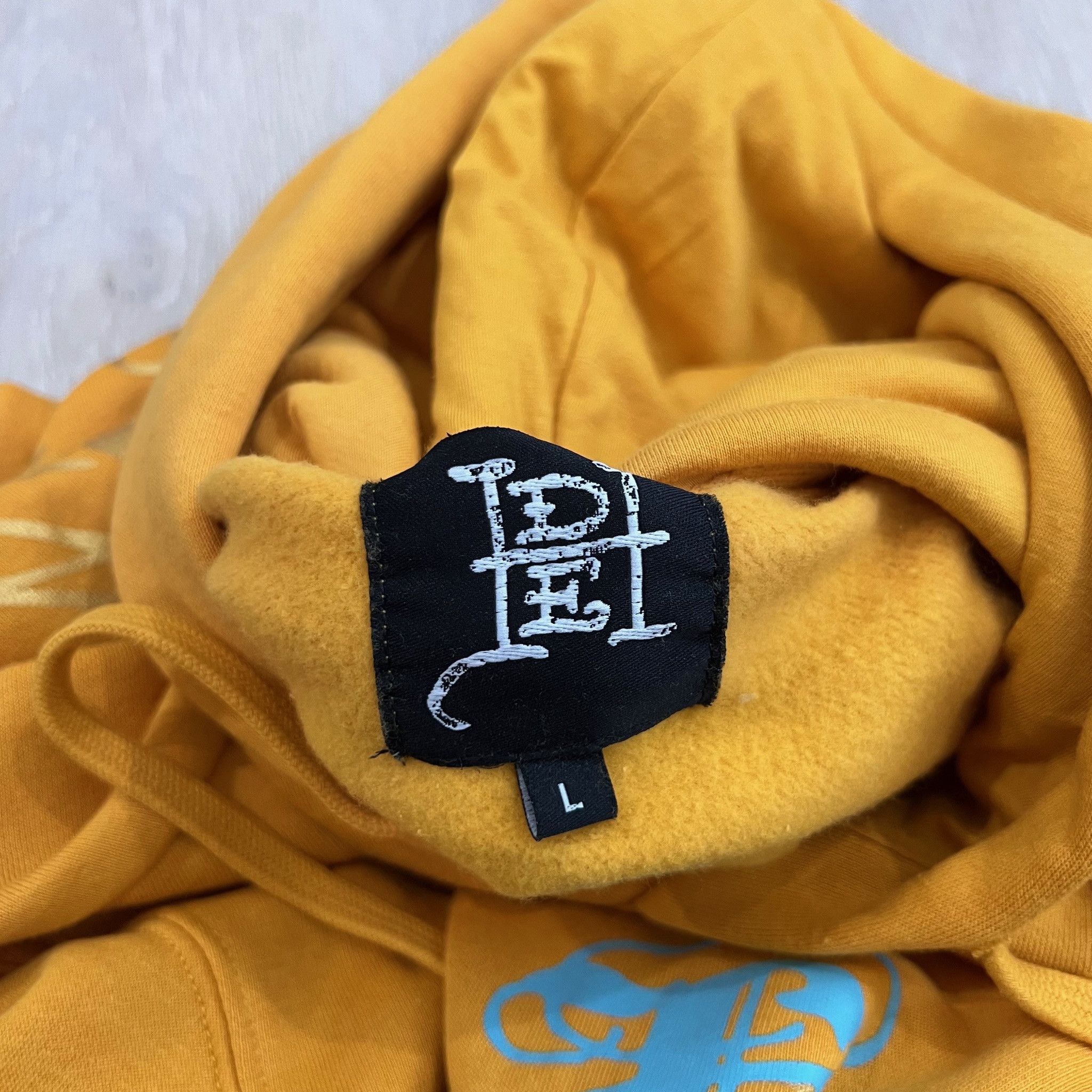 Ed Hardy Don Ed Hardy Black Panther Logo Yellow Hoodie - Large Size US L / EU 52-54 / 3 - 6 Thumbnail