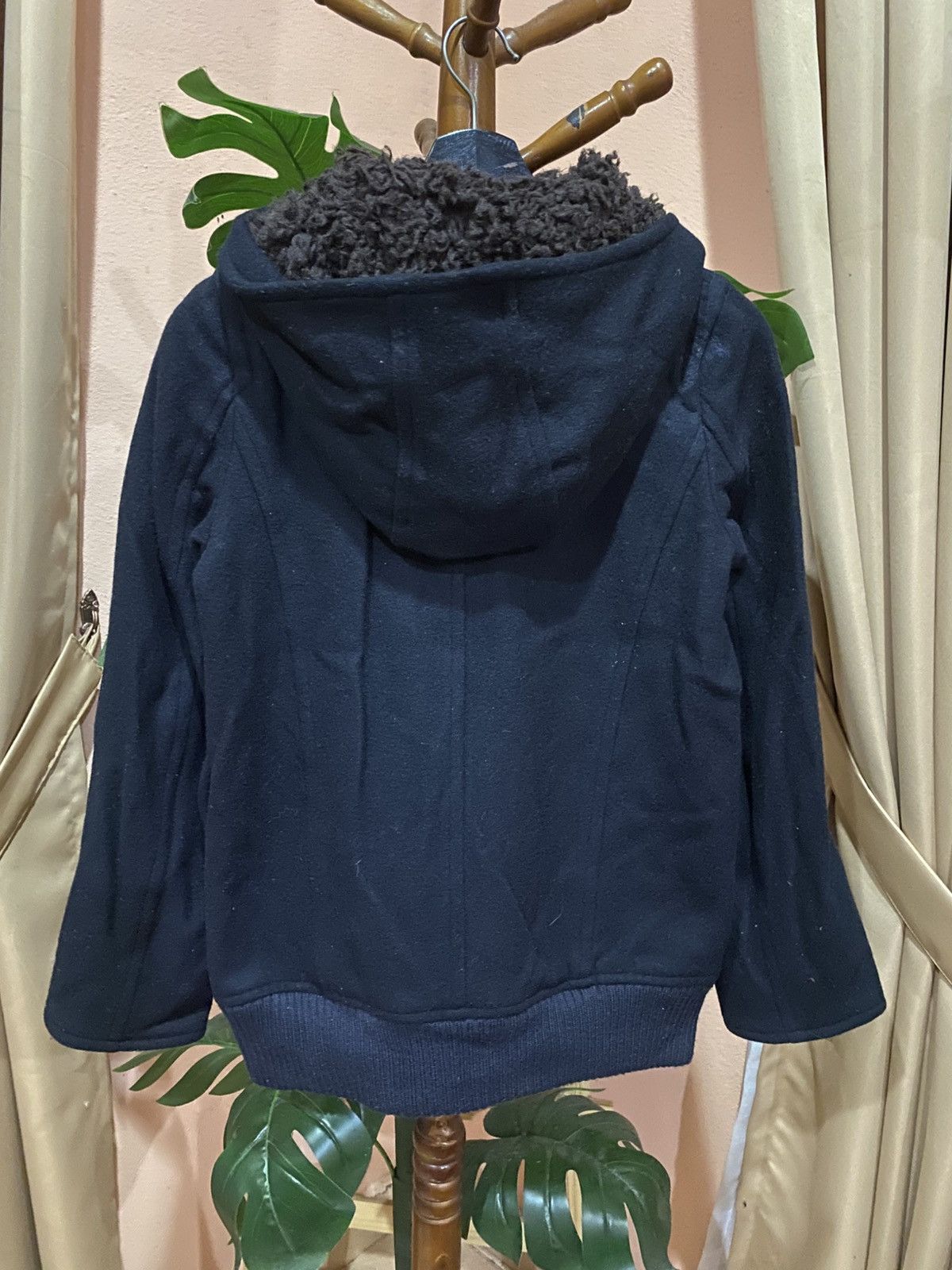 Issey Miyake Sunaokuwahara Japanese Avant-Garde Black Wool Hooded Jacket Size US S / EU 44-46 / 1 - 5 Thumbnail