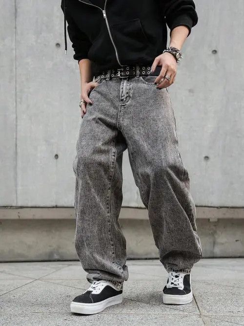 Jean Baggy Denim jeans Pants hype Size US 32 / EU 48 - 1 Thumbnail