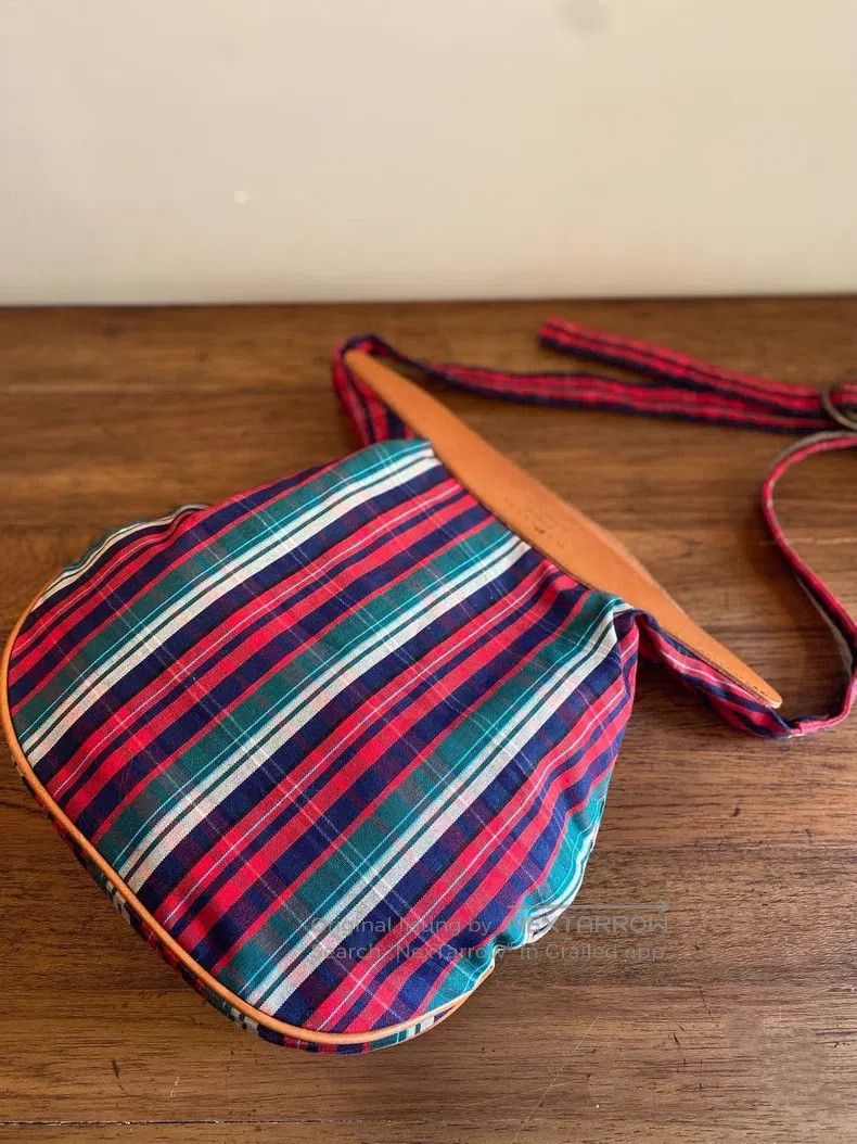 Kapital Kapital Cowhide plaid canvas pelican cross-body shoulder b Size ONE SIZE - 3 Thumbnail