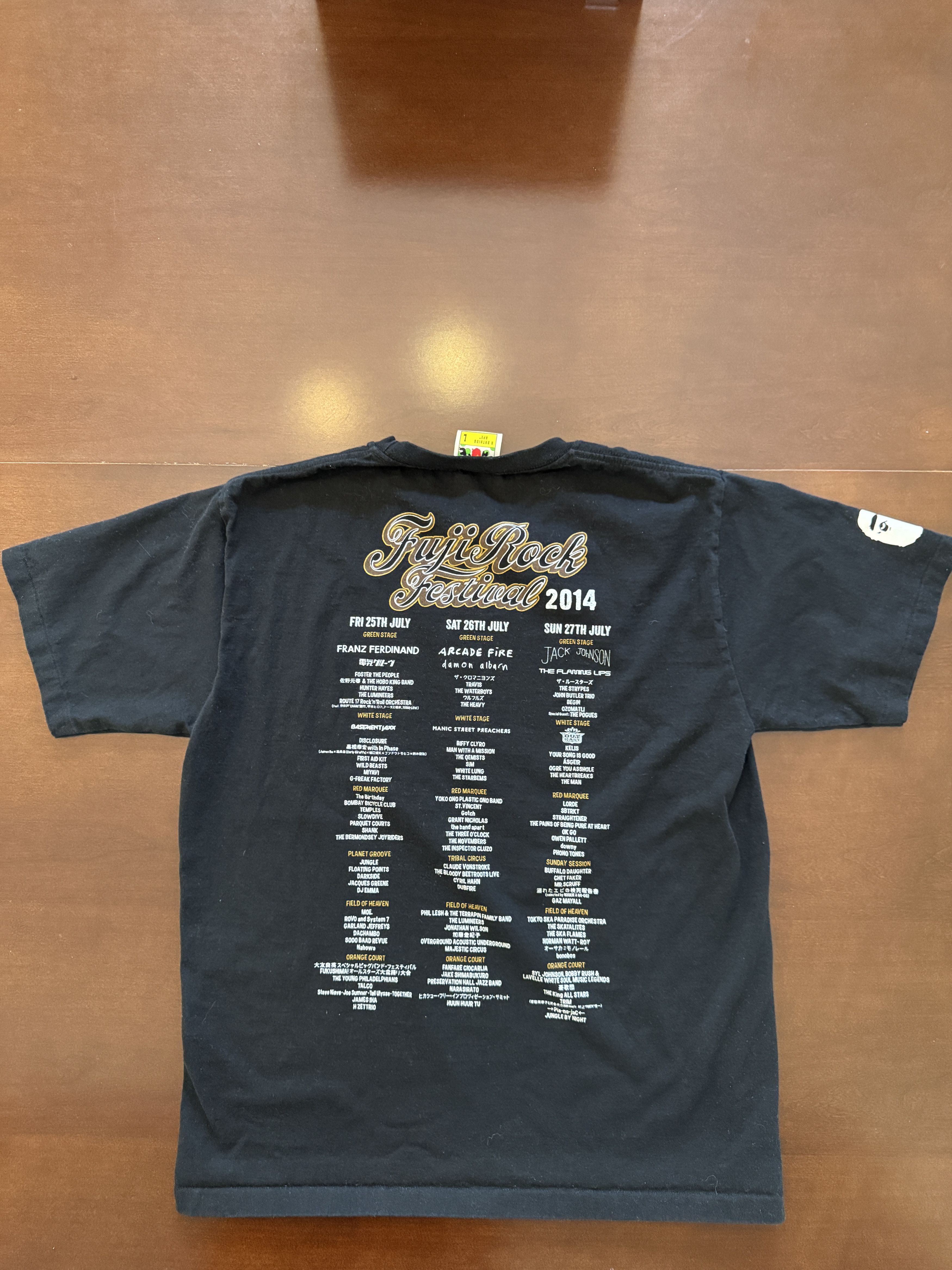 Bape BAPE × Rockin' Jelly Bean 2014 Fuji Rock Festival Band Tees Size US L / EU 52-54 / 3 - 6 Thumbnail