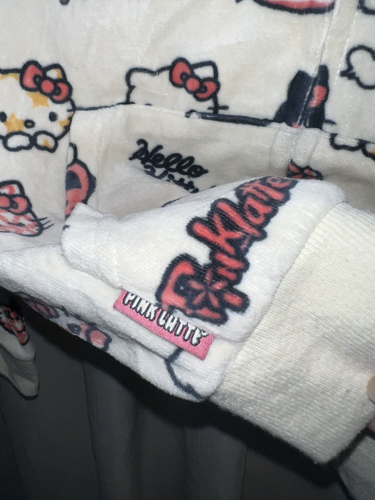 Japanese Brand Hello Kitty fluffy monogram hoodie zip up 🎀💗 Size S / US 4 / IT 40 - 11 Thumbnail