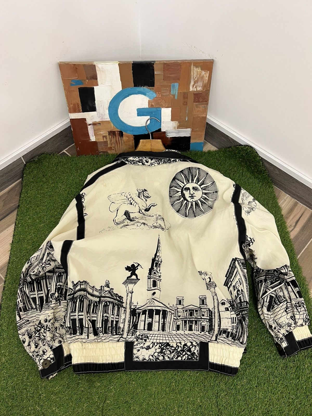 Vintage Printed Y2k Jpg Style Jacket 90s Japanese Brand