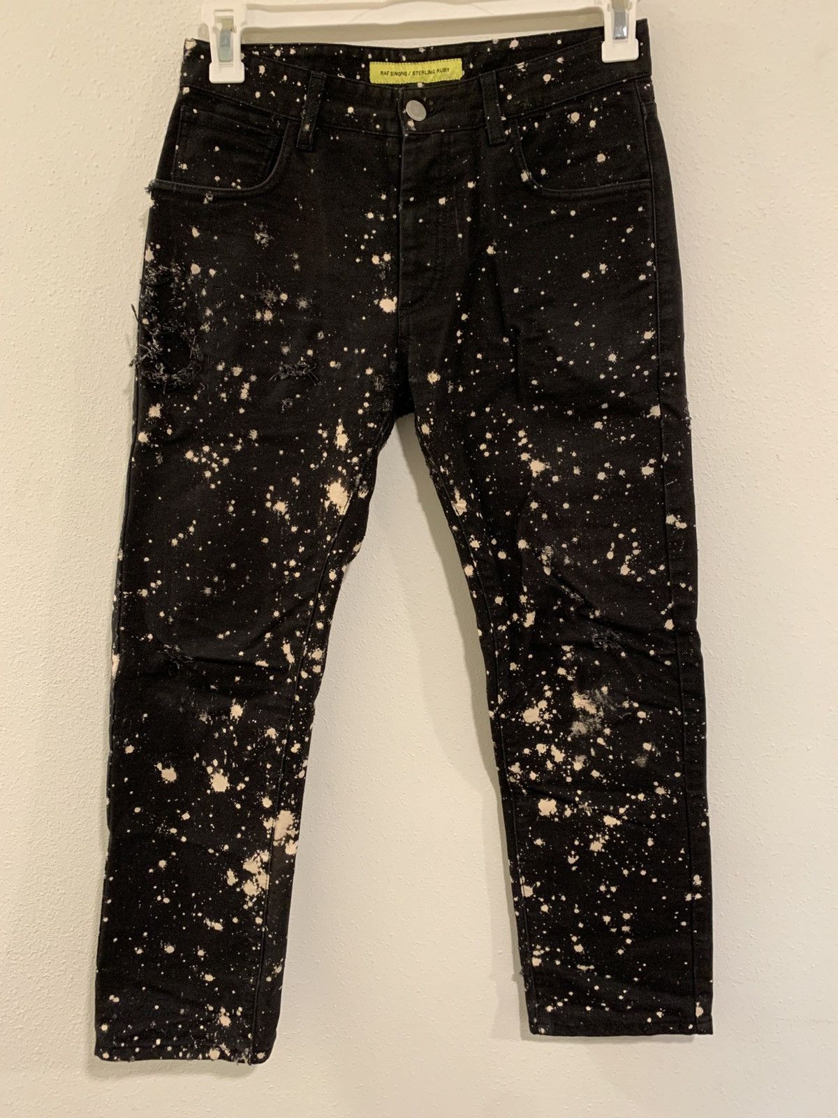 Raf Simons Sterling Ruby SR Studio x RAF SIMONS AW14 Splatter Jeans Size US 28 / EU 44 - 1 Thumbnail