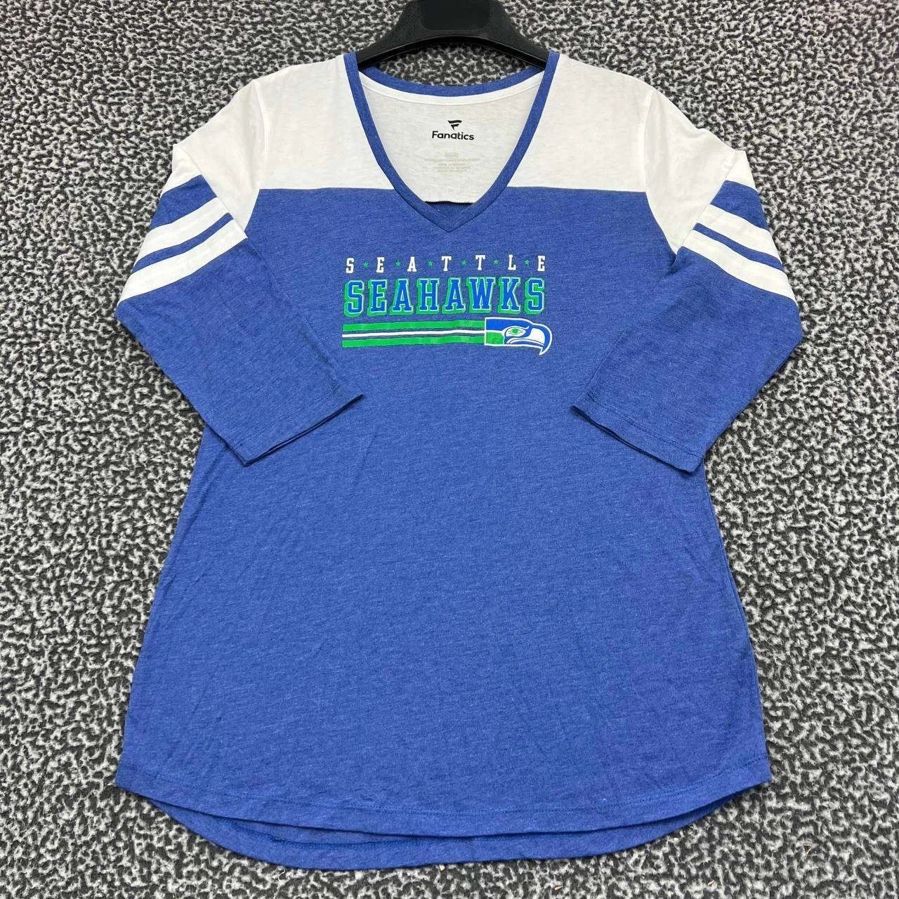 Other Seattle Seahawks Shirt Women Fanatics 3/4 Sleeve V-Neck M Size M / US 6-8 / IT 42-44 - 1 Thumbnail