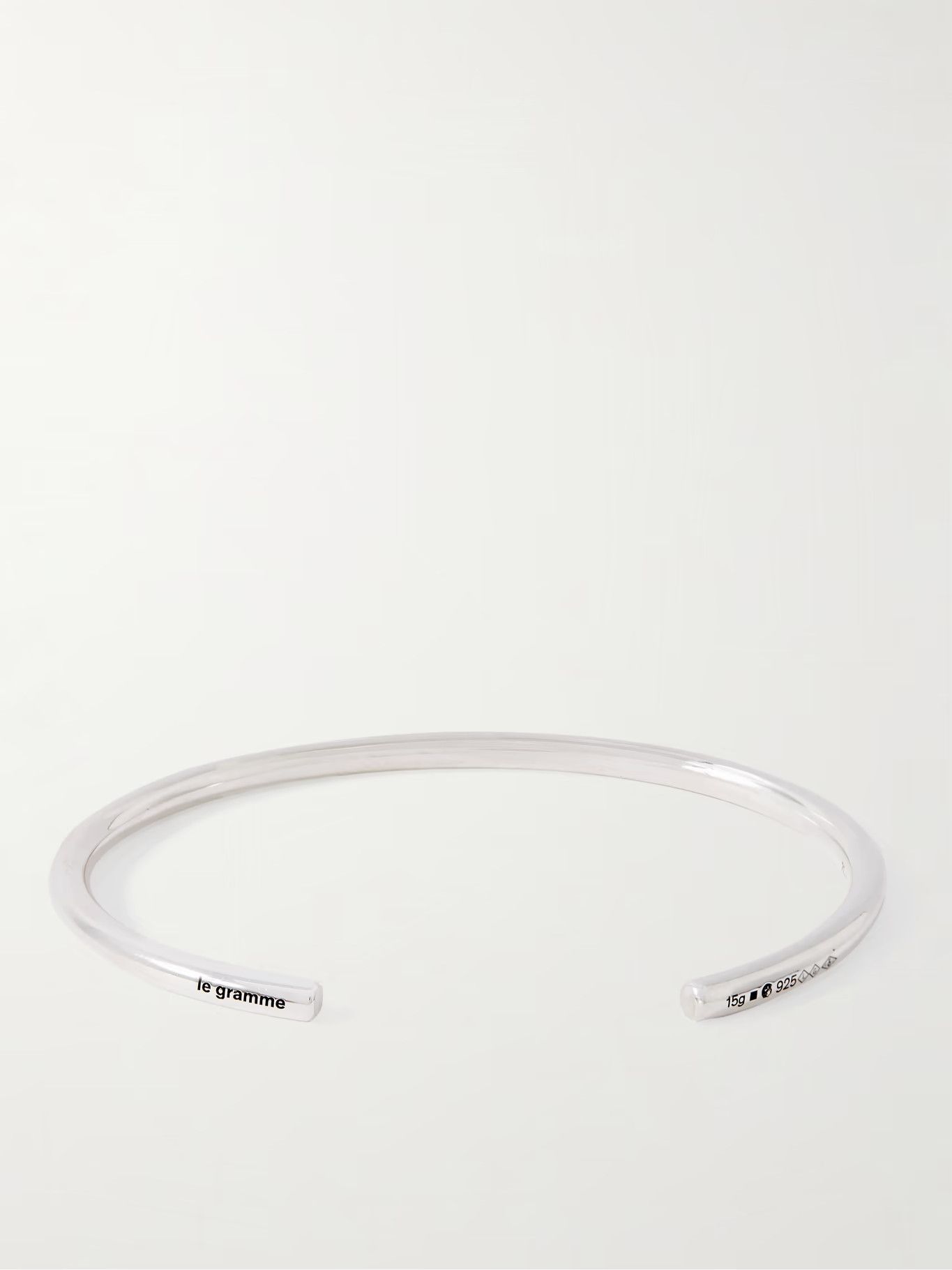 Le Gramme LE GRAMME Le 15 Sterling Silver Cuff Size ONE SIZE - 1 Thumbnail