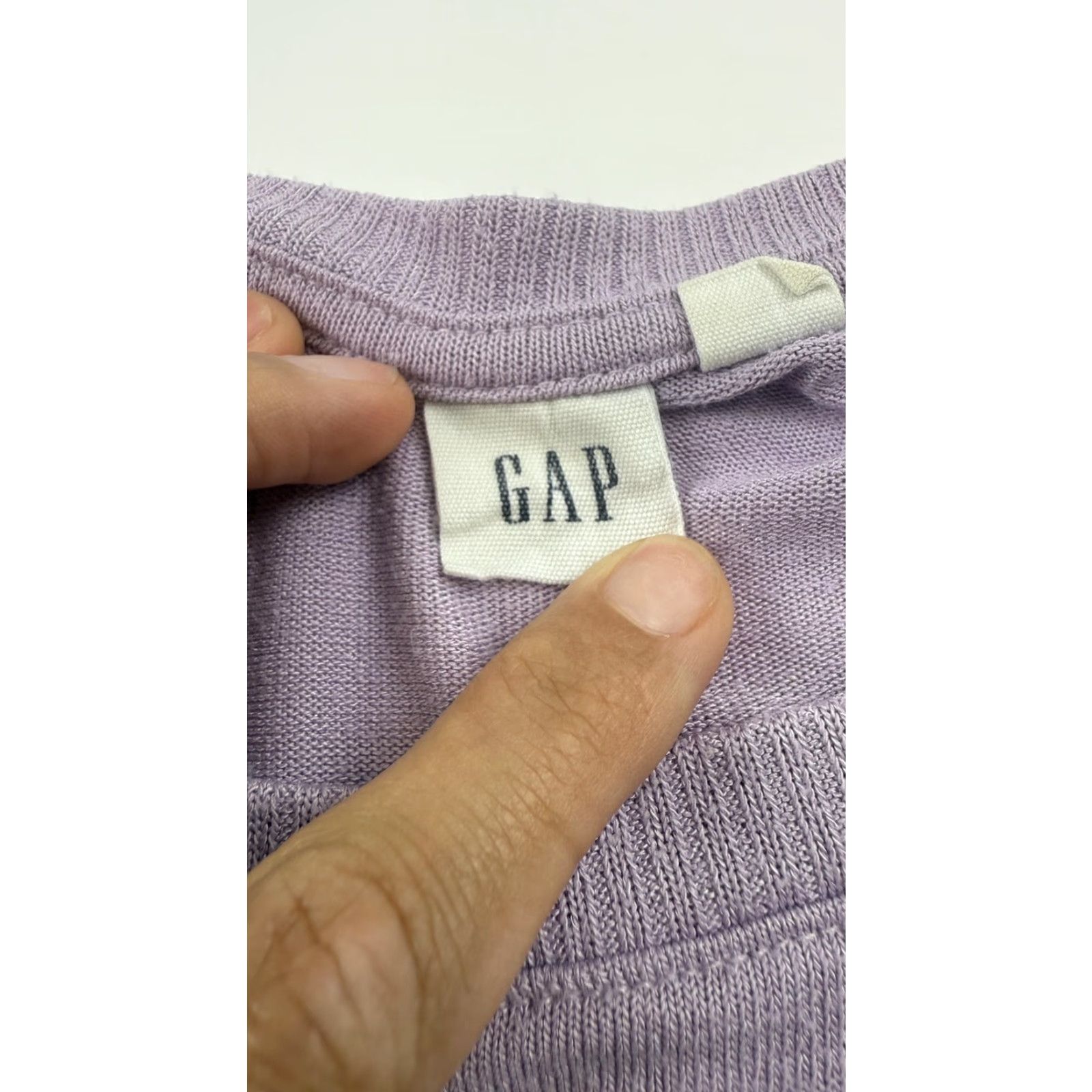 Gap GAP Sweater Womens XL Purple Pullover Knit Long Sleeve Crewneck Lightweight Size XL / US 12-14 / IT 48-50 - 2 Thumbnail