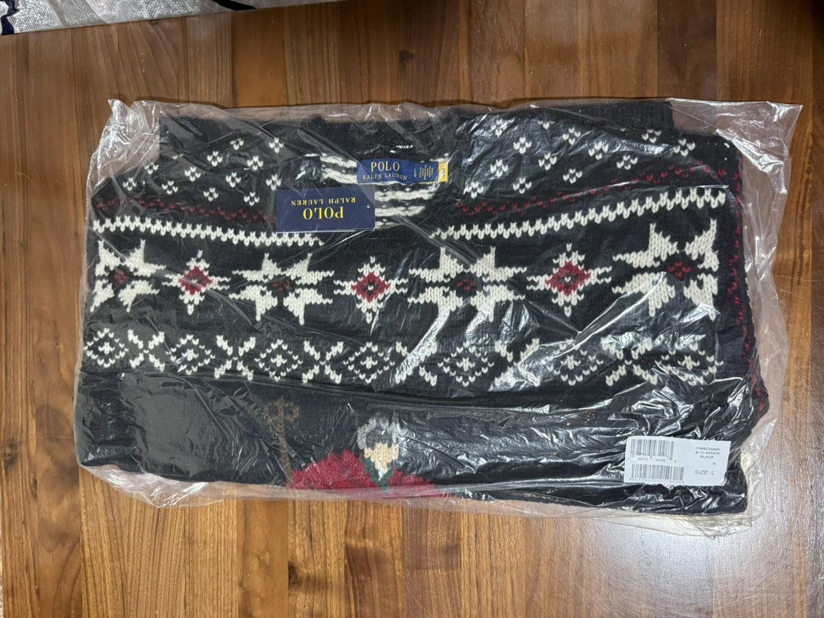 Polo Ralph Lauren Polo Ralph Lauren Wool Skier-Graphic Sweater Black Combo RL Size US L / EU 52-54 / 3 - 7 Thumbnail