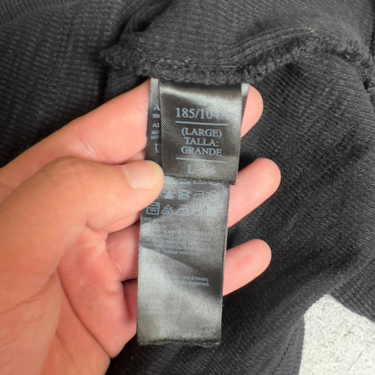 Allsaints Allsaints Polo Long Sleeve Men's Size L Cotton Black` Size US L / EU 52-54 / 3 - 5 Thumbnail
