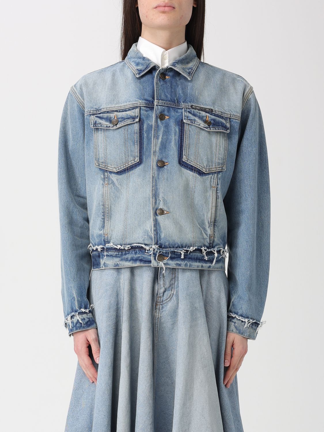 Maison Margiela Maison Margiela Jacket Woman Blue Size XS / US 0-2 / IT 36-38 - 1 Thumbnail