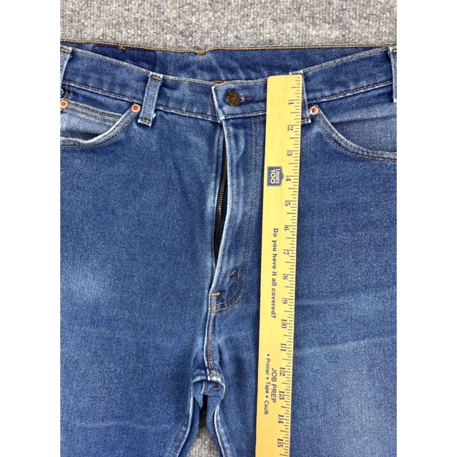 Levi's VINTAGE Levi's Orange Tab Jeans Mens W36 x L27 Bootcut 80s USA Made Regular Denim Blue 27 Inseam Boys? Size US 36 / EU 52 - 4 Thumbnail