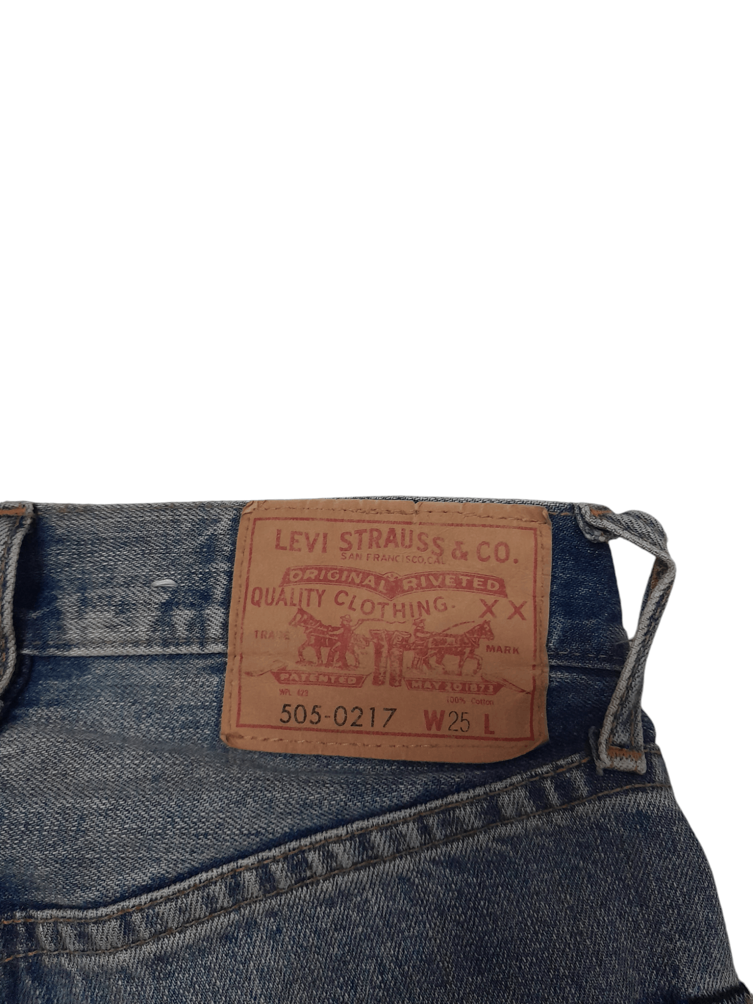 Levi's Vintage Clothing LVC Levis Big E 505 Selvedge Denim (F361) Waist 25 Size US 26 / EU 42 - 3 Thumbnail