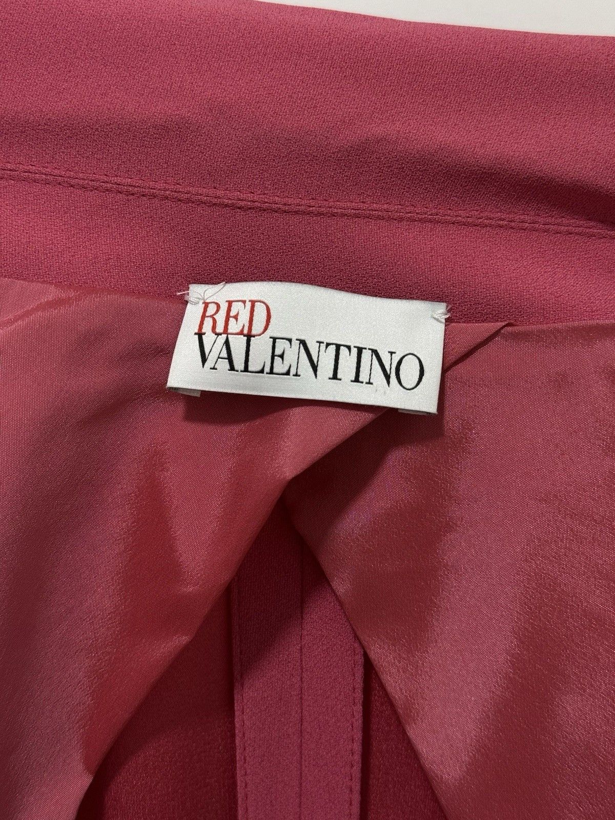 RED Valentino DDP Red Valentino Pink Blazer Acetate Viscose Jacket Size M / US 6-8 / IT 42-44 - 11 Thumbnail