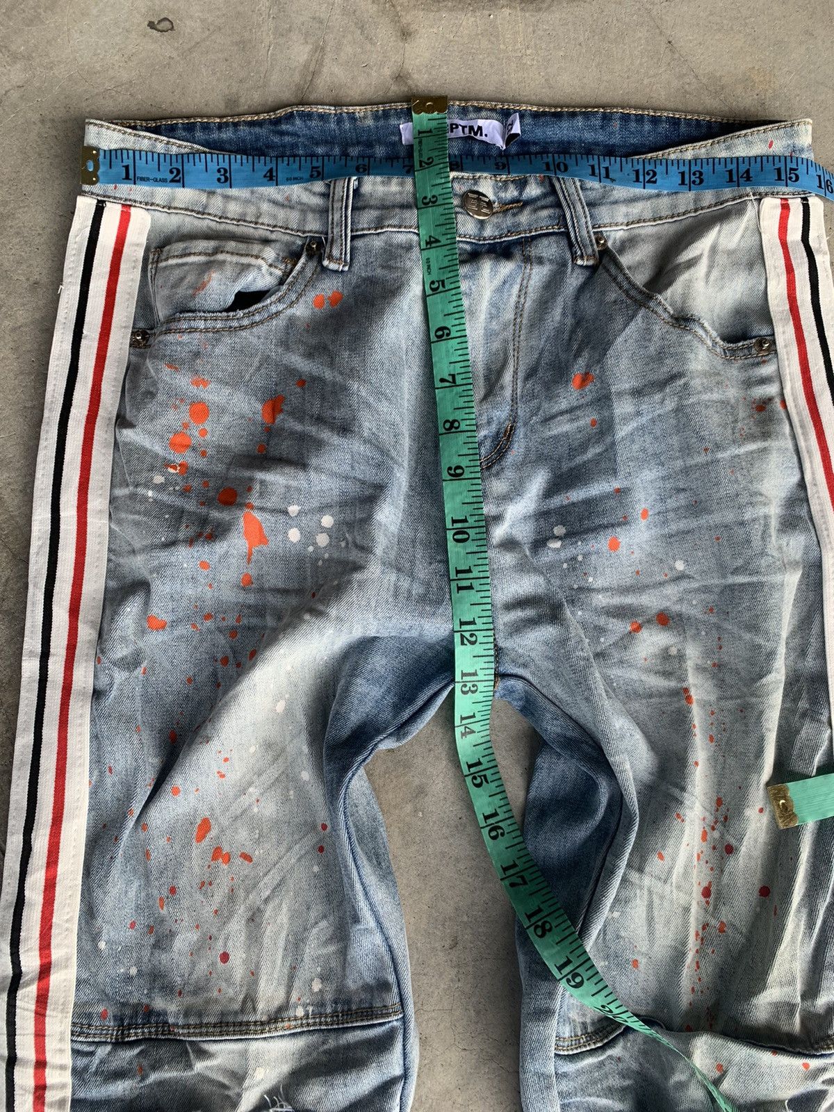 EPTM. EPTM PAINTER DISTRESSED DENIM.RARE DESIGN 💥💥 Size US 31 - 5 Thumbnail