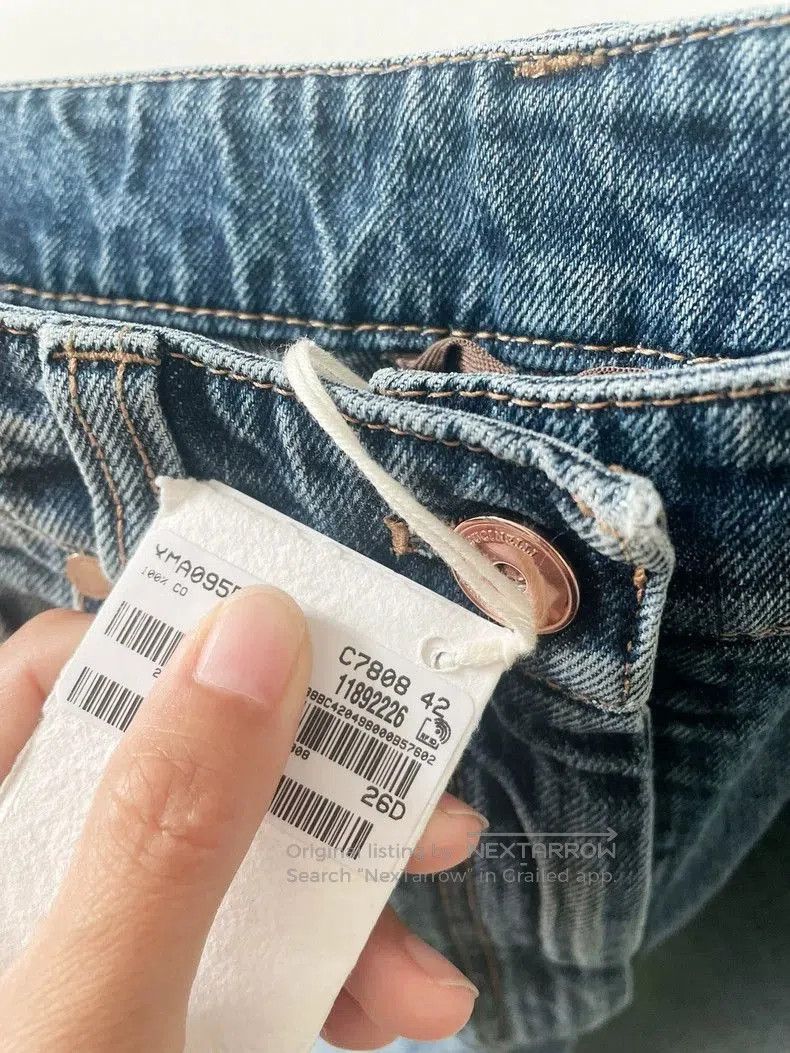 Brunello Cucinelli Brunello Cucinelli Beaded Denim Jeans. Size US 26 / EU 42 - 4 Thumbnail