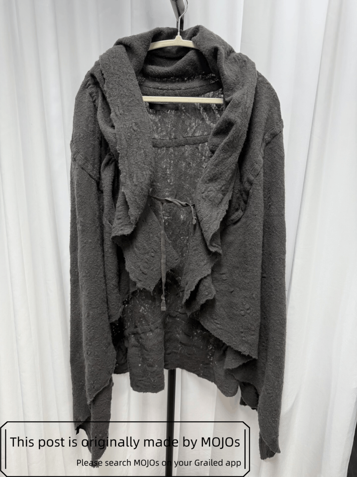 Julius Julius 7 Distressed Cape Scarf Size US M / EU 48-50 / 2 - 1 Thumbnail