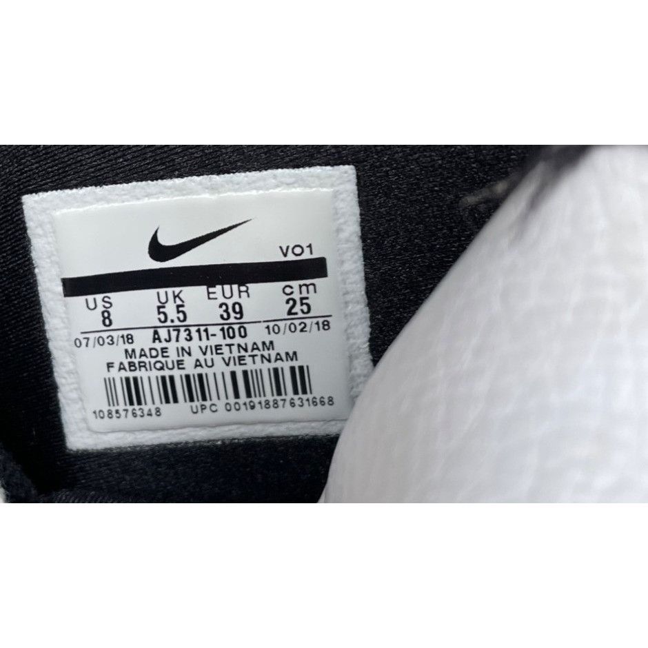 Nike Nike Air Force 1 Womens White Beige Sneakers Shoes Size 8 SK Size US 8 / IT 38 - 6 Thumbnail