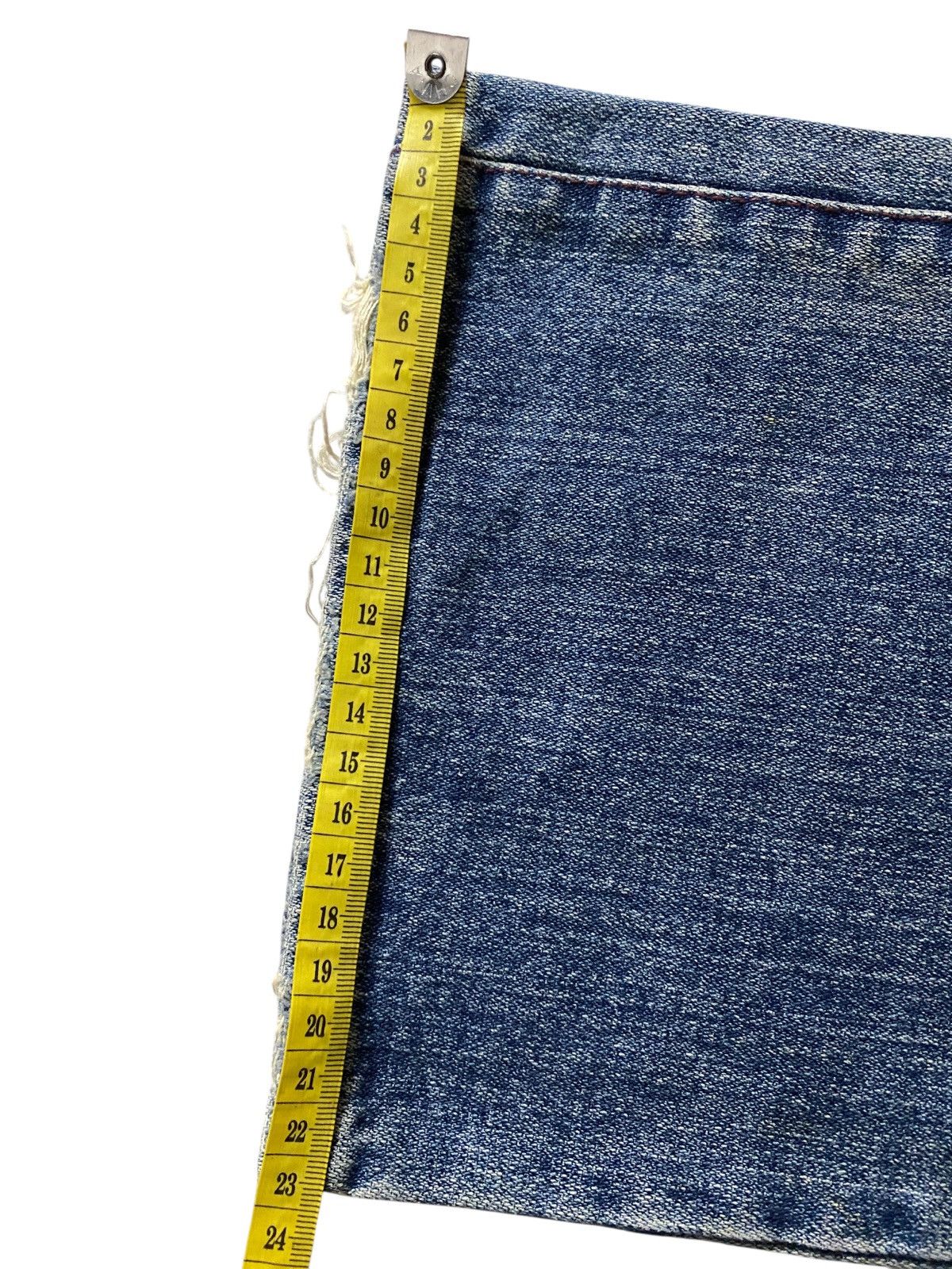 If Six Was Nine 2000's Armee Double Waist Laced Flared Jeans Size US 29 - 7 Thumbnail