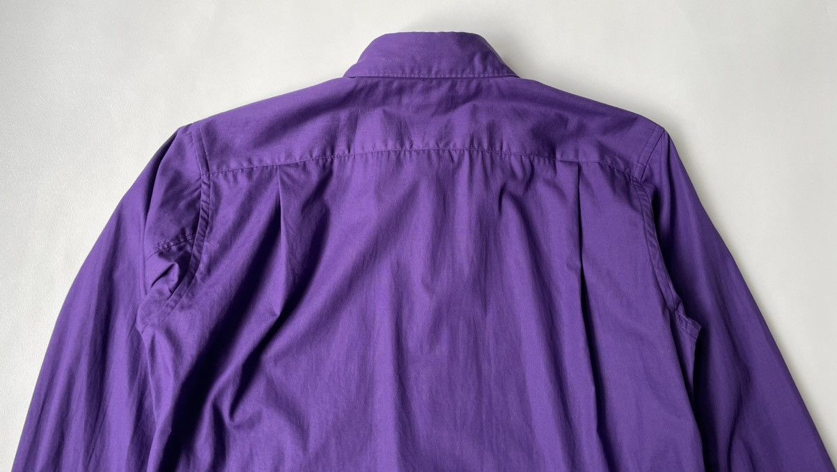 Comme des Garcons Homme Plus S/S 15 Purple ‘Frilled Sleeve’ Shirt Size US S / EU 44-46 / 1 - 11 Thumbnail