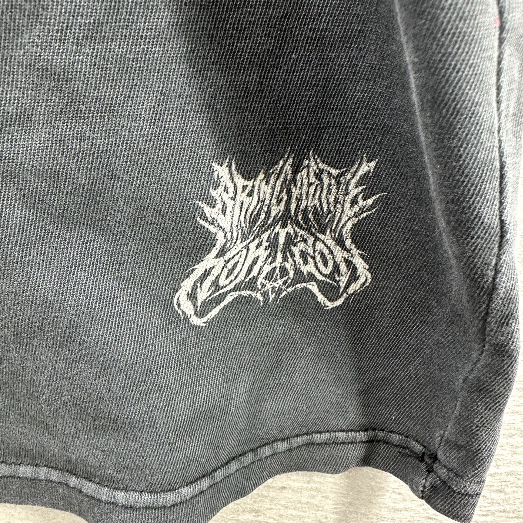 Doublet VINTAGE NO TAG Shirt Mens M Bring Me The Horizon Tee Double-Sided Ribcage Japanese Tour Black Cotton Jersey Crew Neck Graphic Print 90s Rock Band Mens Size US M / EU 48-50 / 2 - 5 Thumbnail