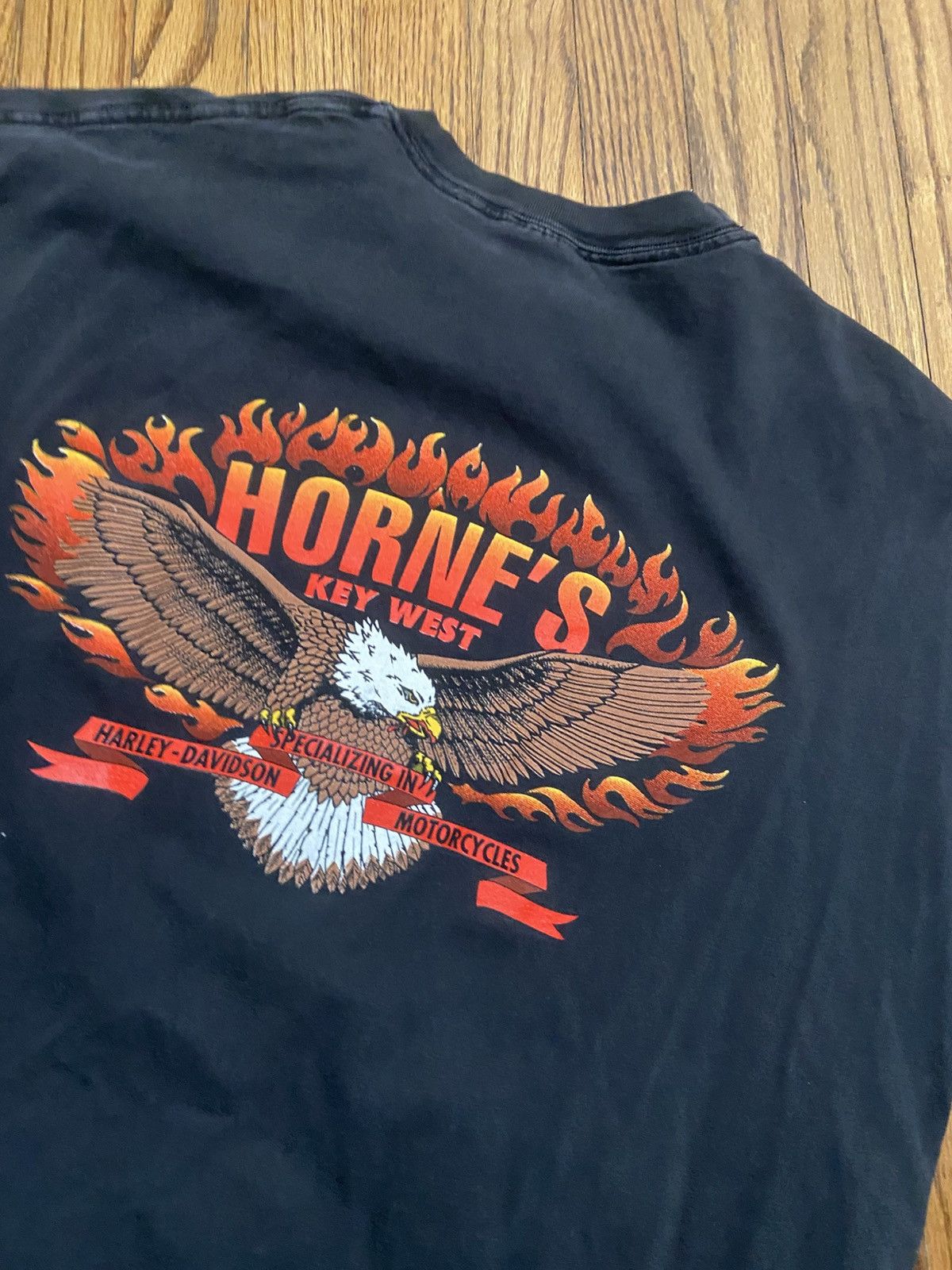 Hanes × Vintage Vintage biker t shirt Size US XXL / EU 58 / 5 - 2 Thumbnail