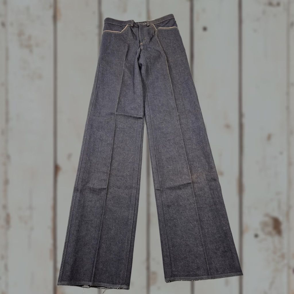 Bill Blass VTG Bill Blass Jeans Mens 29x35 Blue Straight Leg Denim Casual Slacks USA NWT Size US 29 - 1 Thumbnail
