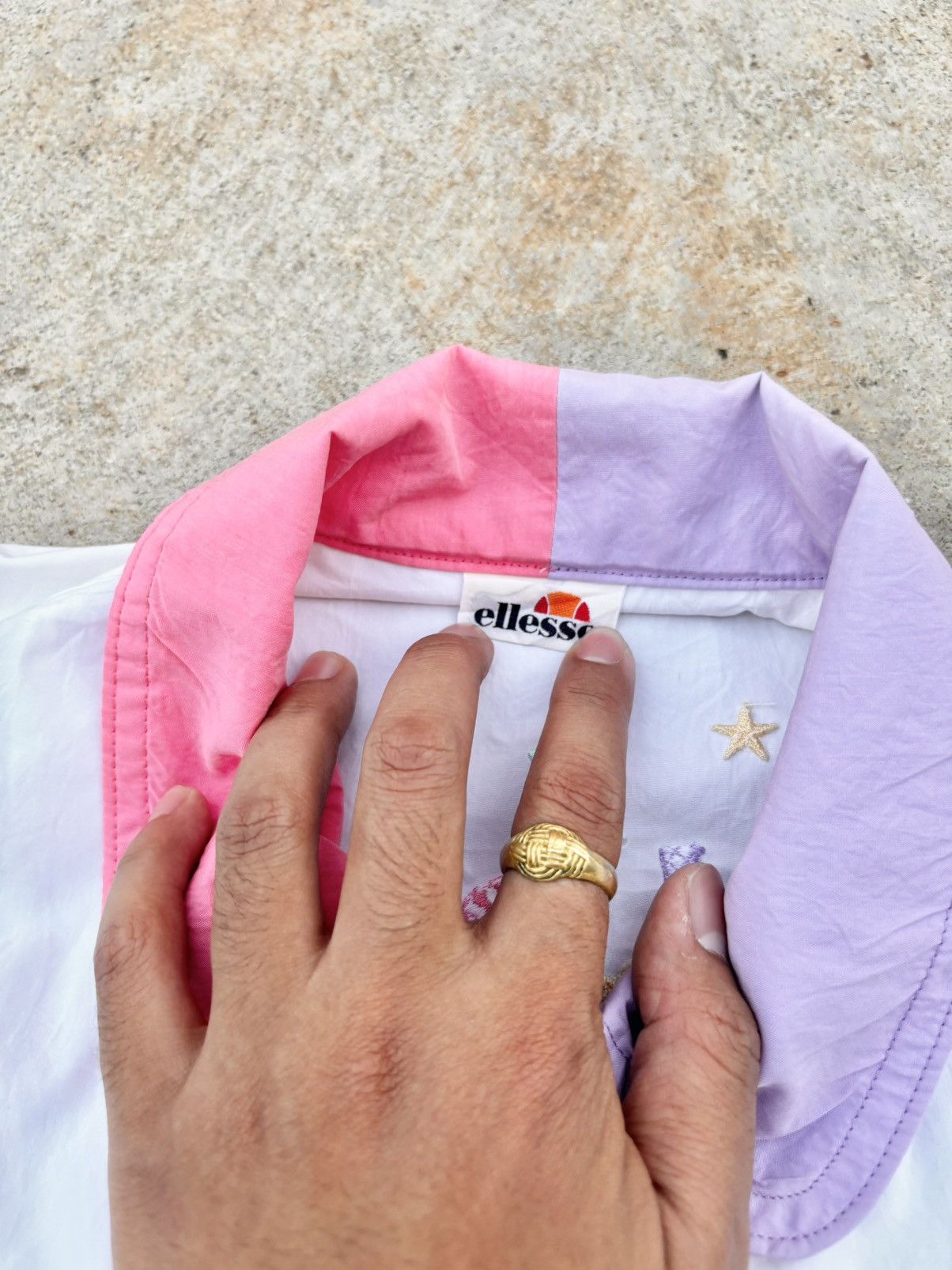 Ellesse × Vintage Vintage Ellesse Cropped Essentials Windbreaker Jacket Size US M / EU 48-50 / 2 - 5 Thumbnail