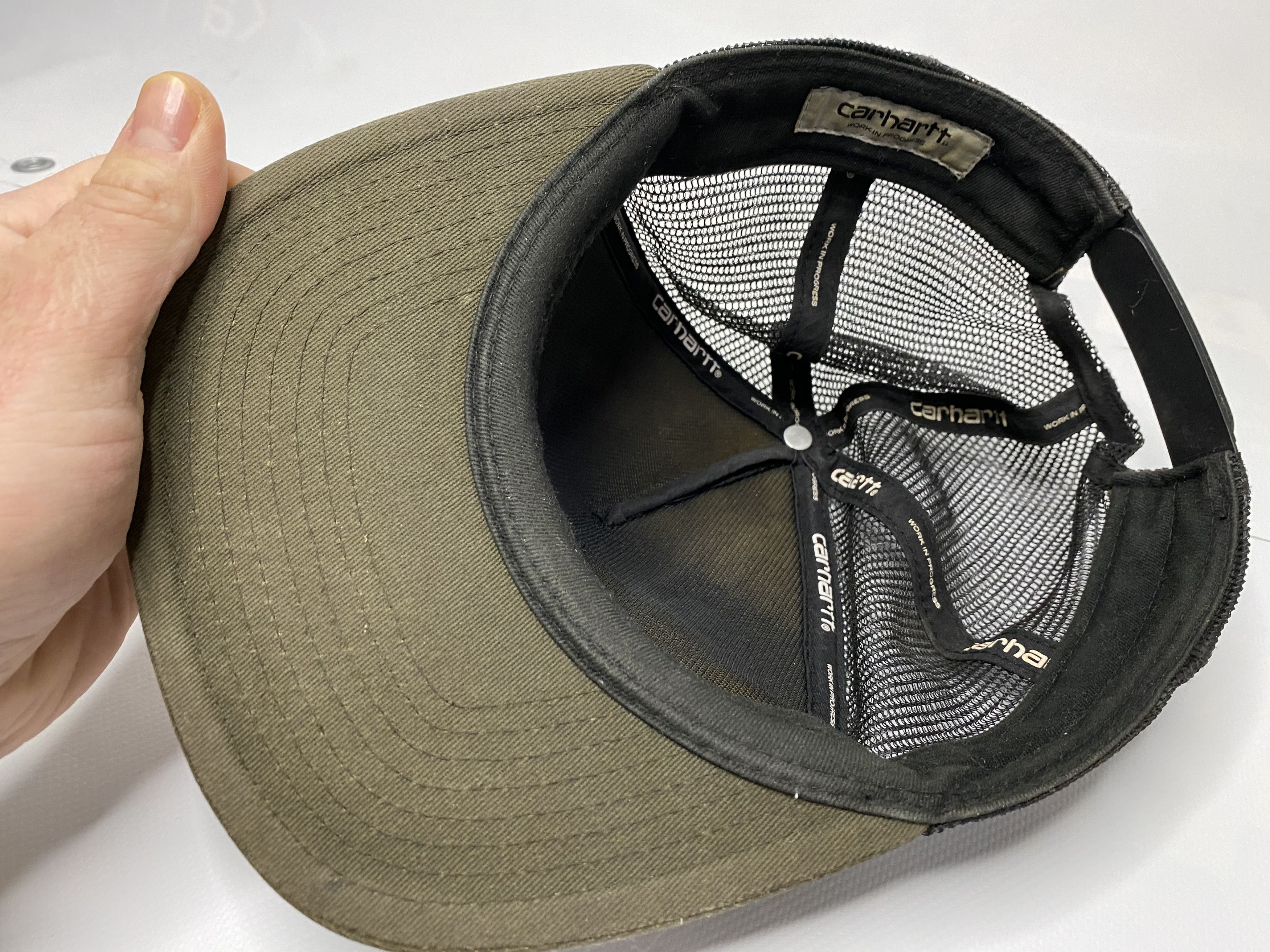 Carhartt × Vintage CARHARTT WIP PROTECT AND SURVIVE TRUCKER HAT CAP ONE SIZE Size ONE SIZE - 6 Thumbnail