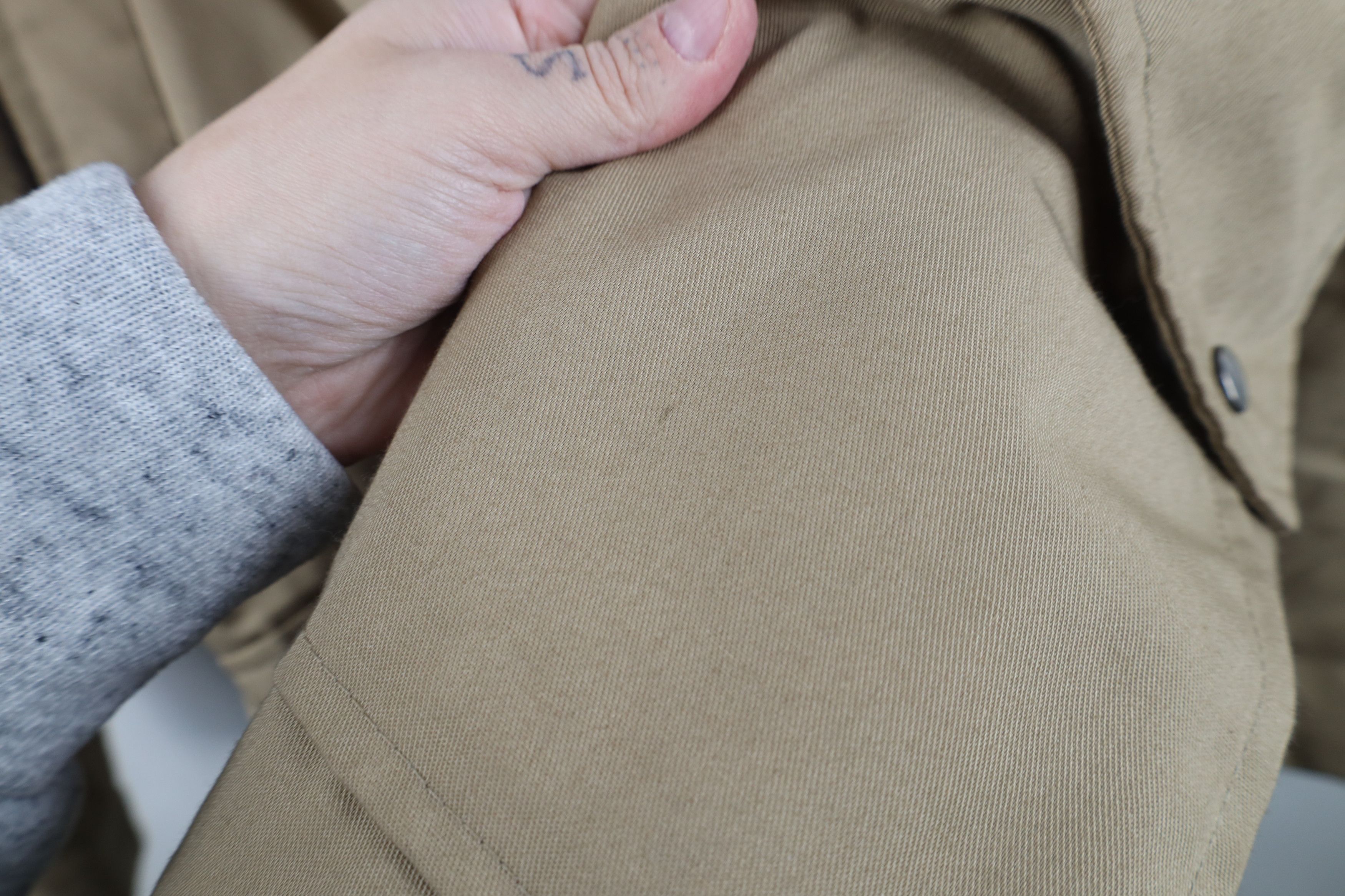 Vintage Vintage 70s Streetwear Hooded Canvas Parka Jacket Beige Size US L / EU 52-54 / 3 - 8 Thumbnail