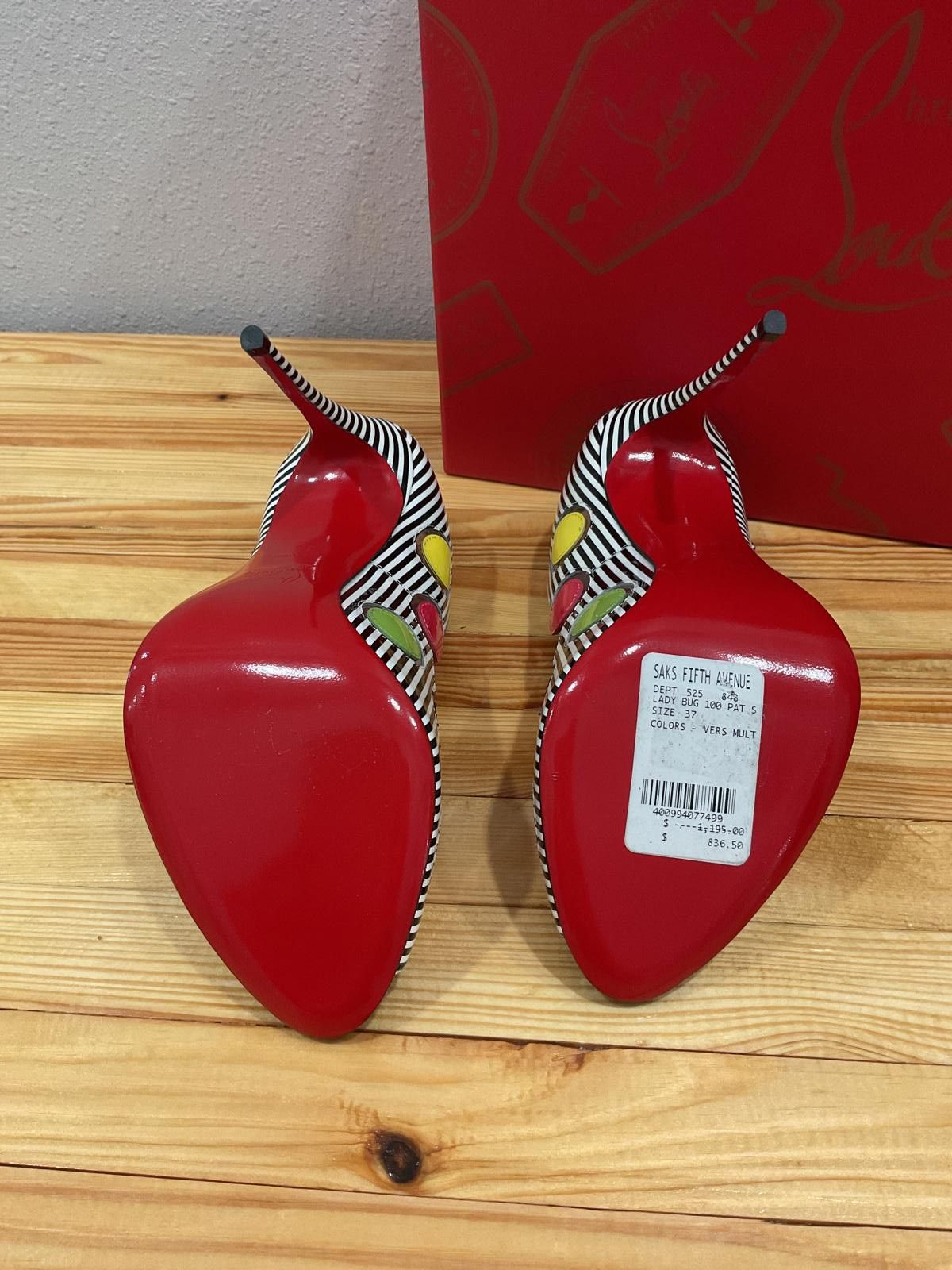 Christian Louboutin Lady Bug Louboutin Heels Size US 7 / IT 37 - 2 Thumbnail