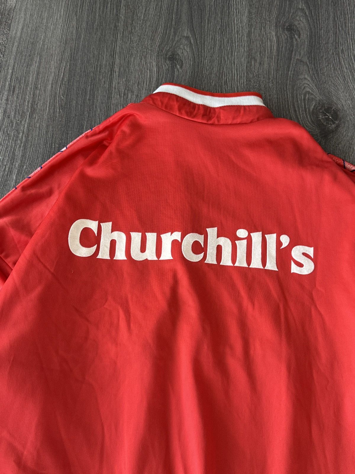 Umbro 80-90s Umbro Churchill’s Custom Jacket Size US XXL / EU 58 / 5 - 10 Thumbnail