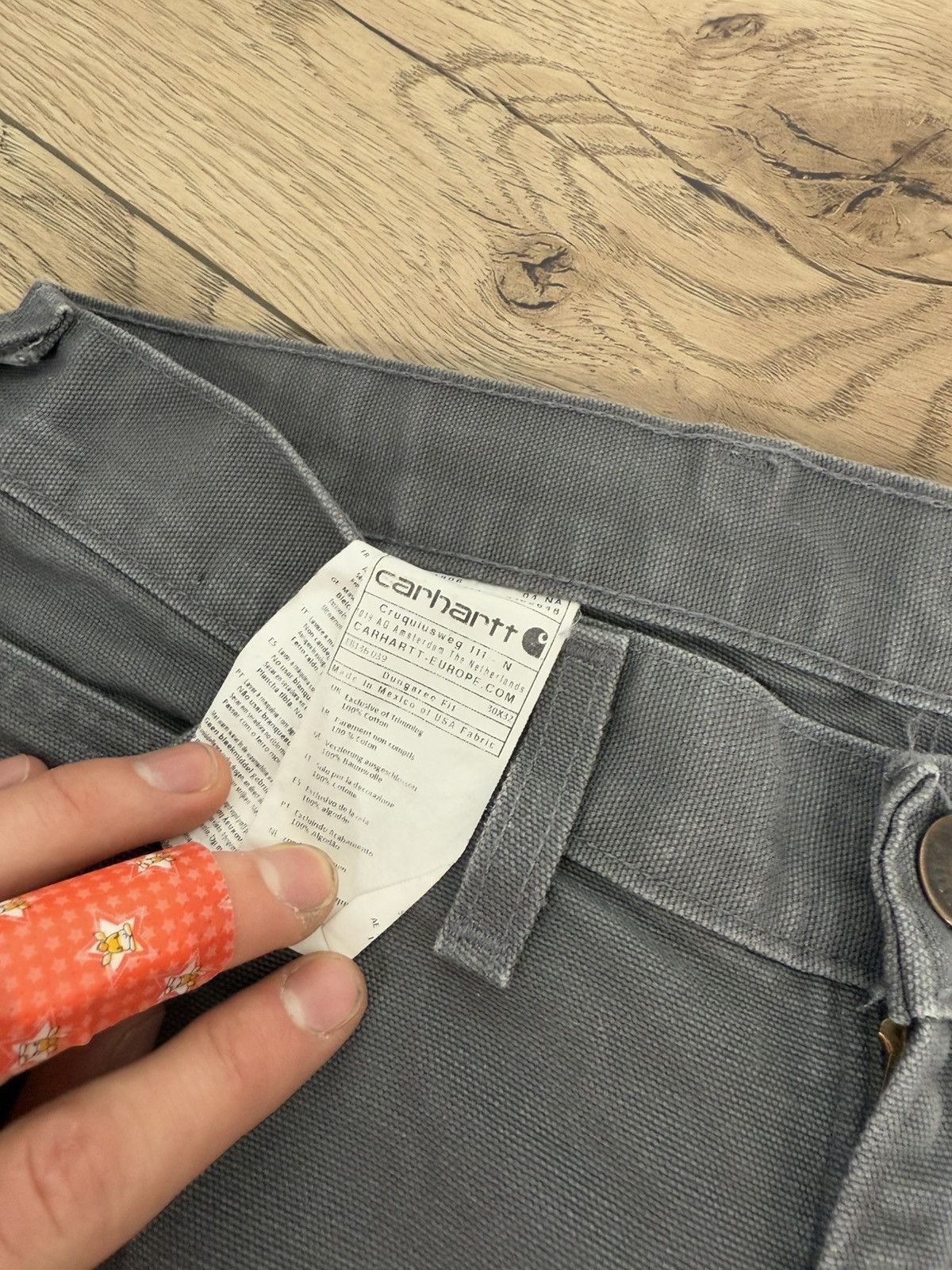 Carhartt Vintage Grey Carhartt Double Knee Jeans Size US 30 / EU 46 - 5 Thumbnail