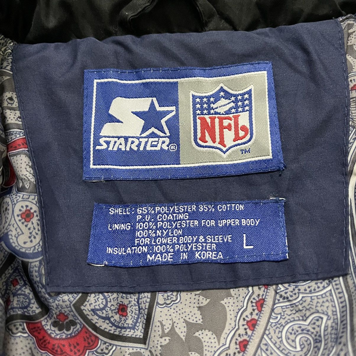 NFL Vintage Dallas Cowboys By Starter NFL Jacket Size US XL / EU 56 / 4 - 11 Thumbnail