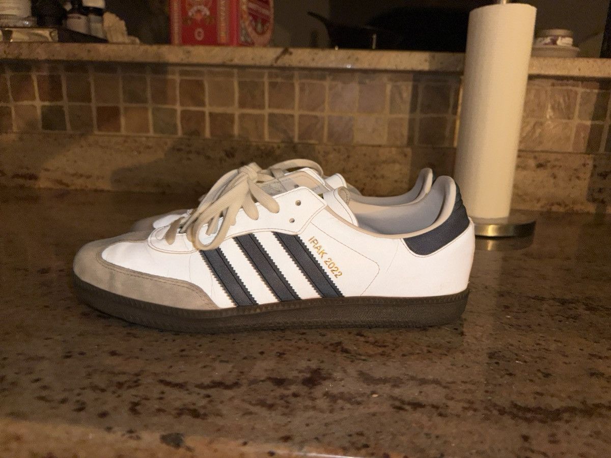 Adidas × IRAK IRAK x adidas Samba “White/Black” (2022 Release) Size US 11.5 / EU 44-45 - 13 Thumbnail