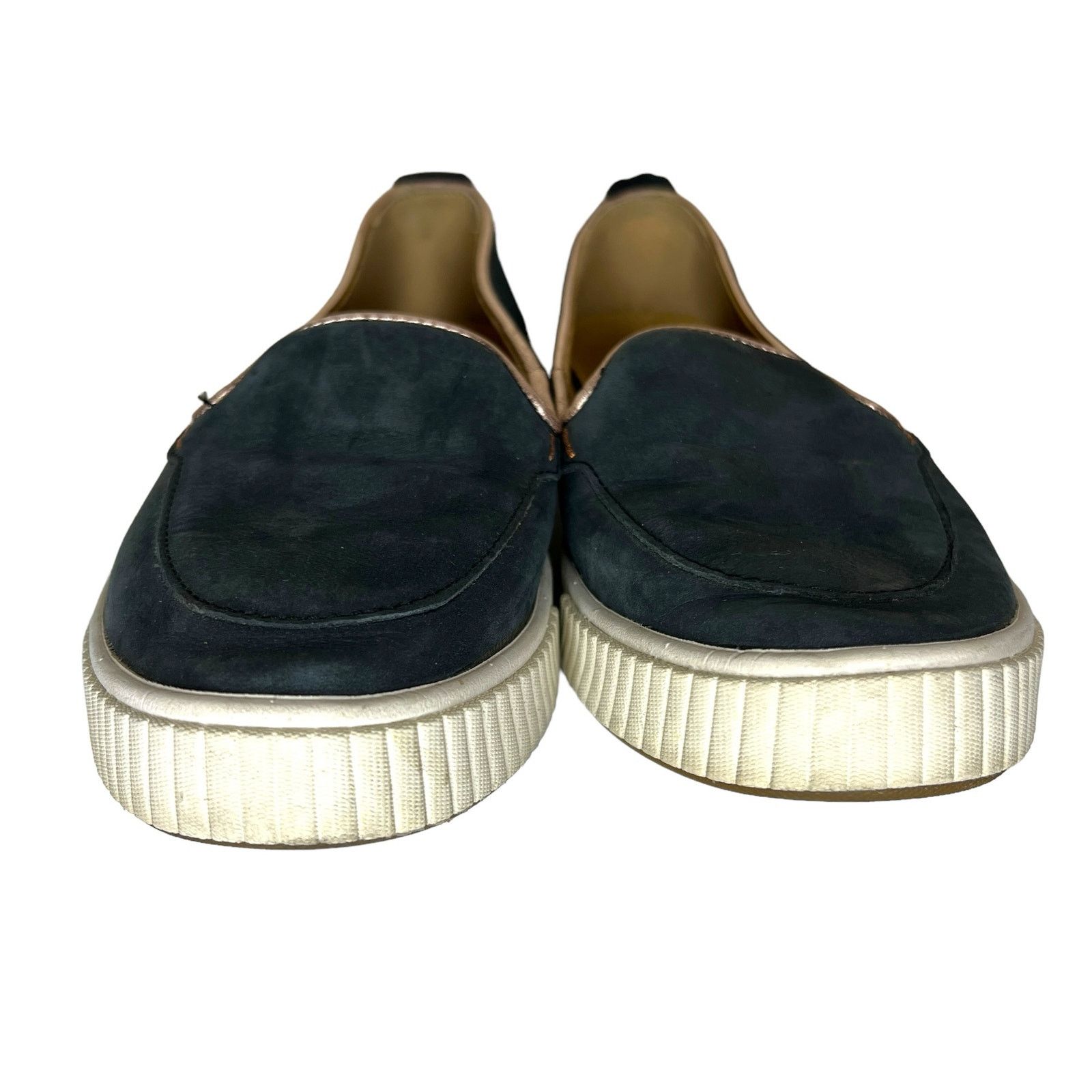 Sperry Black Leather Anchor Plushwave Gold Cup Slip-On Casual Shoes Size US 8 / IT 38 - 6 Thumbnail