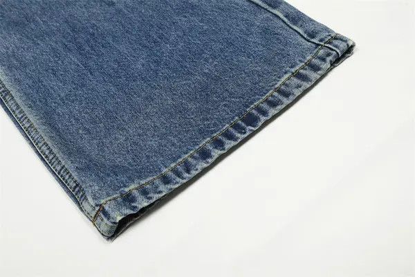 Vintage Asaoka x Yuk Retro punk loose wide-leg washed straight jeans Size US 32 / EU 48 - 6 Thumbnail