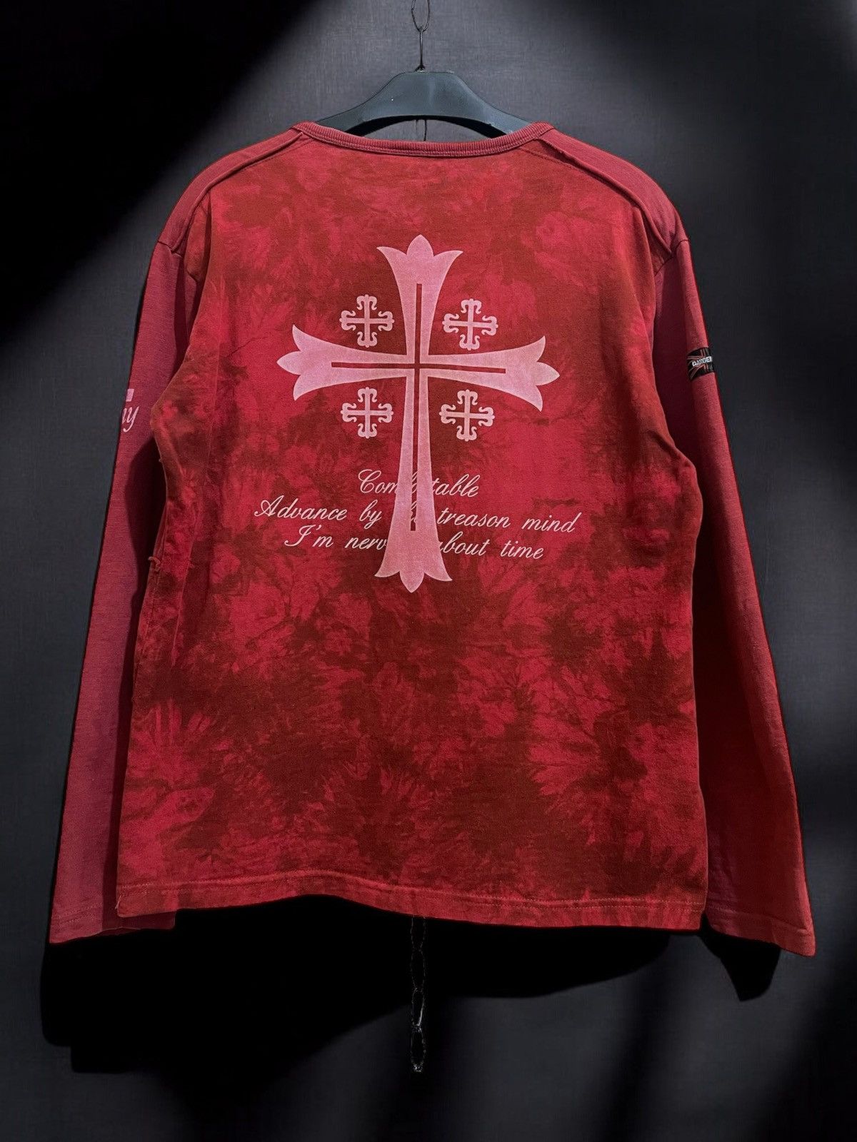 If Six Was Nine Japanese red blood poem long slevee tee Size US M / EU 48-50 / 2 - 2 Thumbnail
