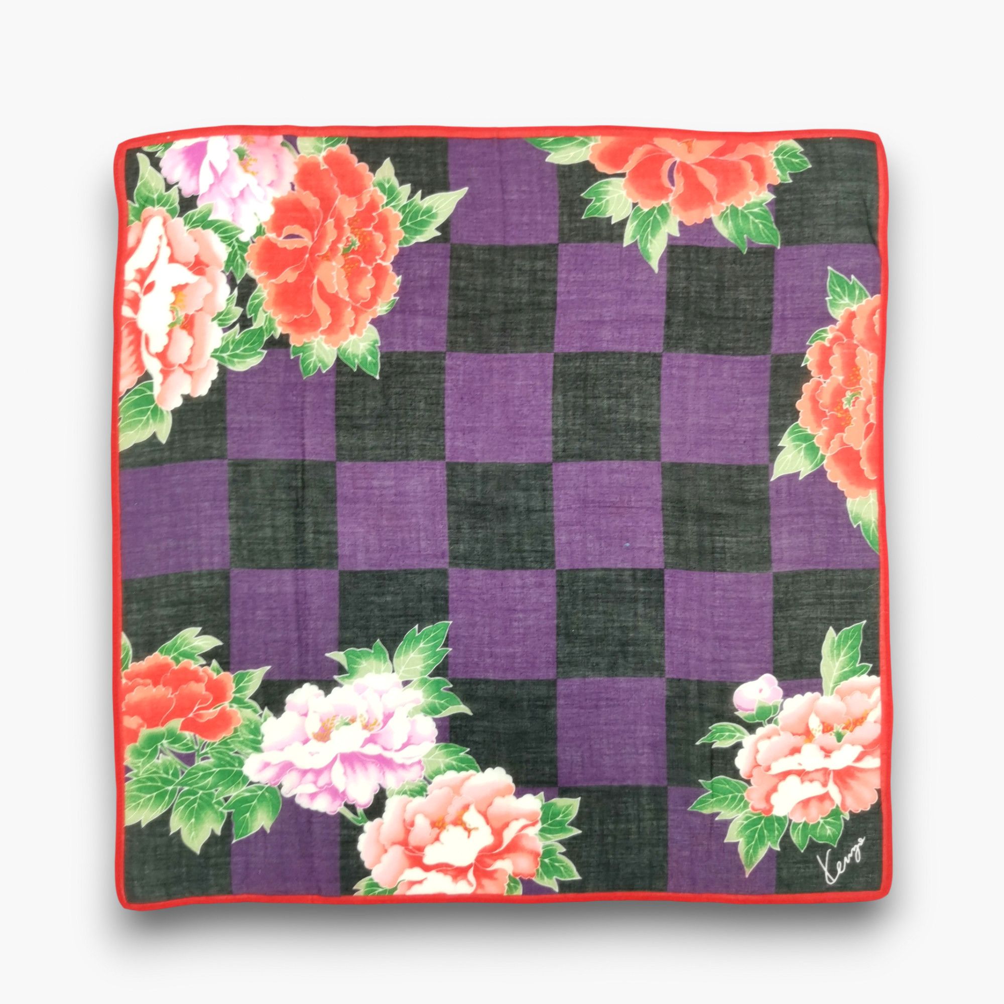Kenzo Vintage Kenzo Handkerchief Pocket Square Bandana Size ONE SIZE - 2 Thumbnail