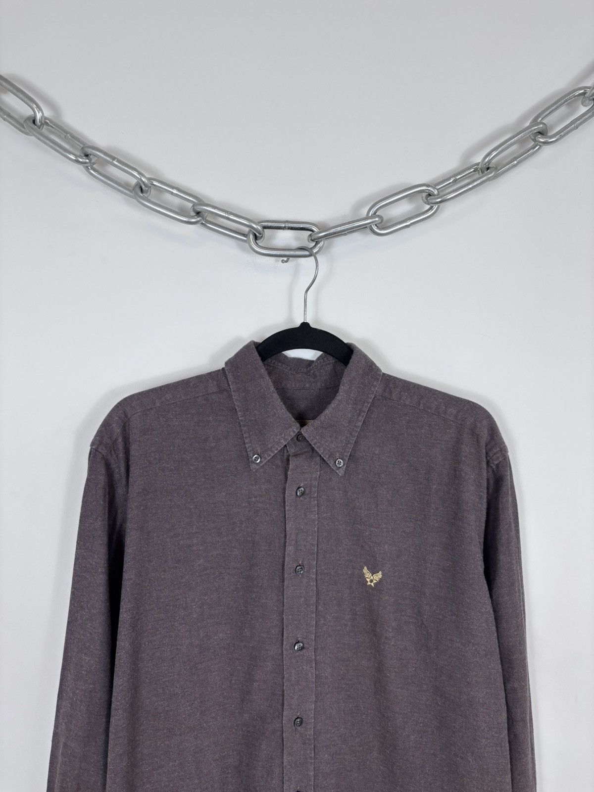 Avirex Vintage Avirex USA Men’s Brown Long Sleeve Shirt Button Down Size US L / EU 52-54 / 3 - 2 Thumbnail