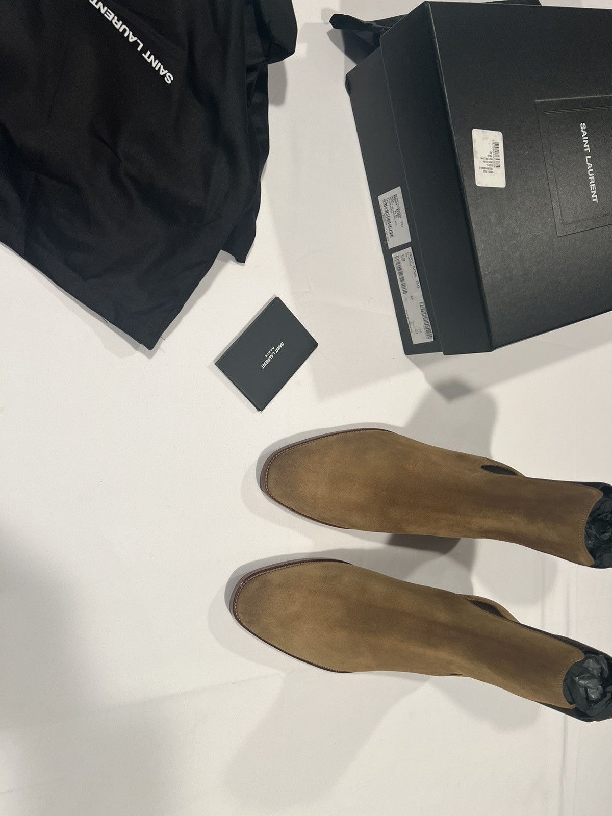 Saint Laurent Paris Saint Laurent men’s wyatt 40 Chelsea boots. 45/12.$1190 Size US 12 / EU 45 - 2 Thumbnail