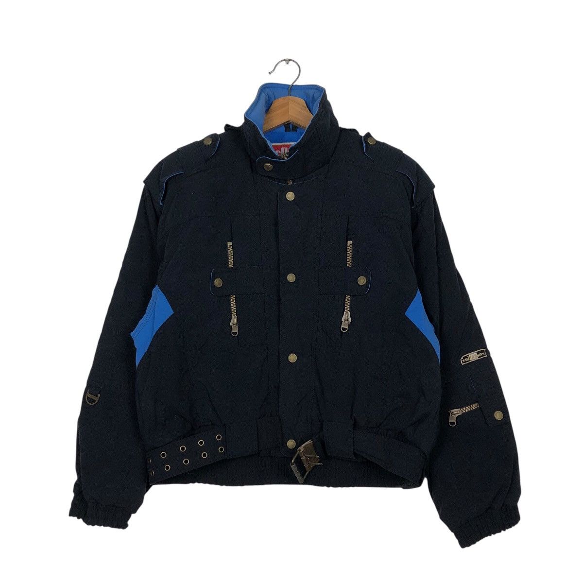 Japanese Brand 📌Vintage Cropped Ski Jacket Ellesse Bomber Issey Miyake Size US S / EU 44-46 / 1 - 2 Thumbnail