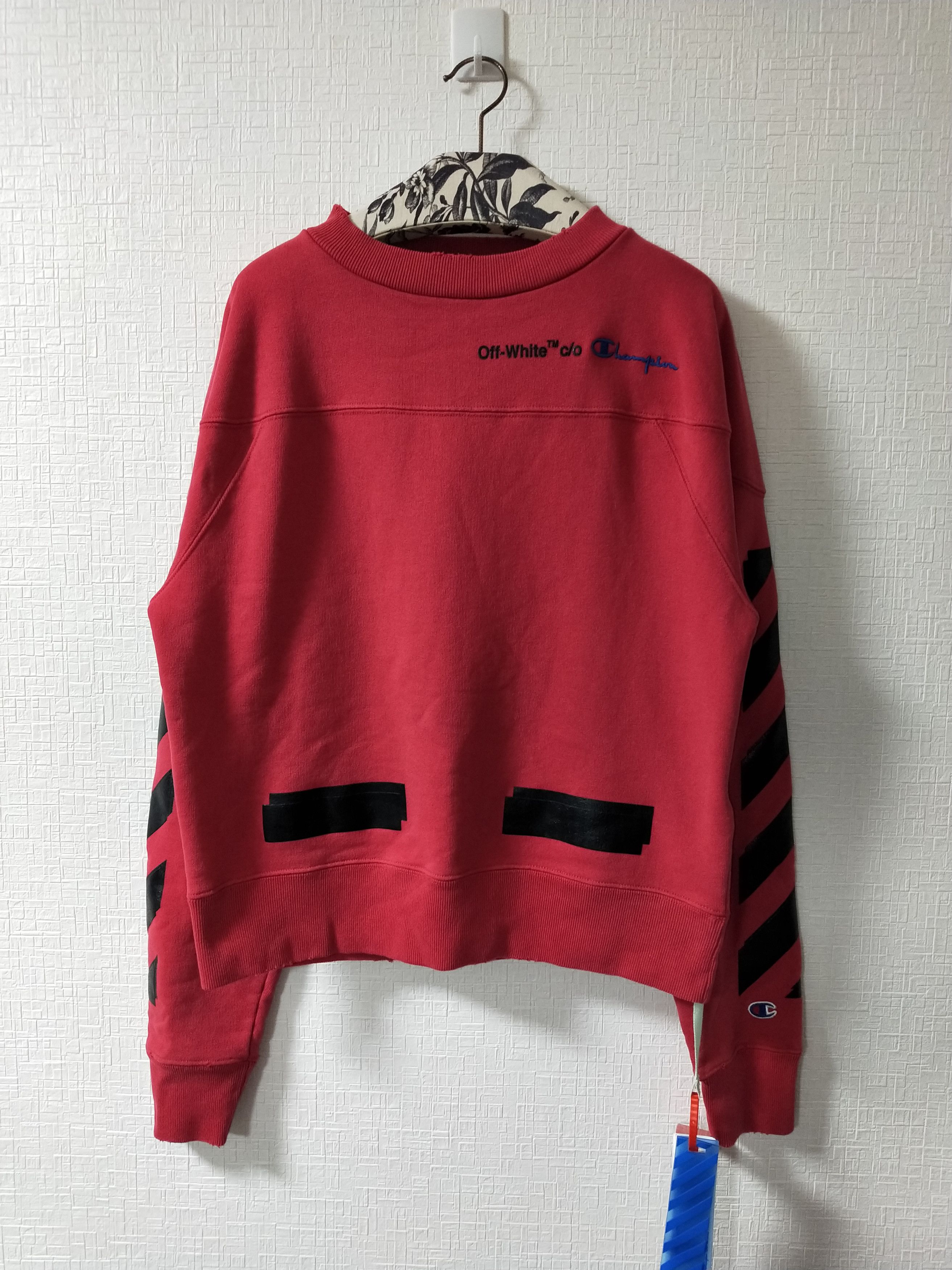 Champion × Off-White Champion Arrow Sweatshirt Size US S / EU 44-46 / 1 - 2 Thumbnail