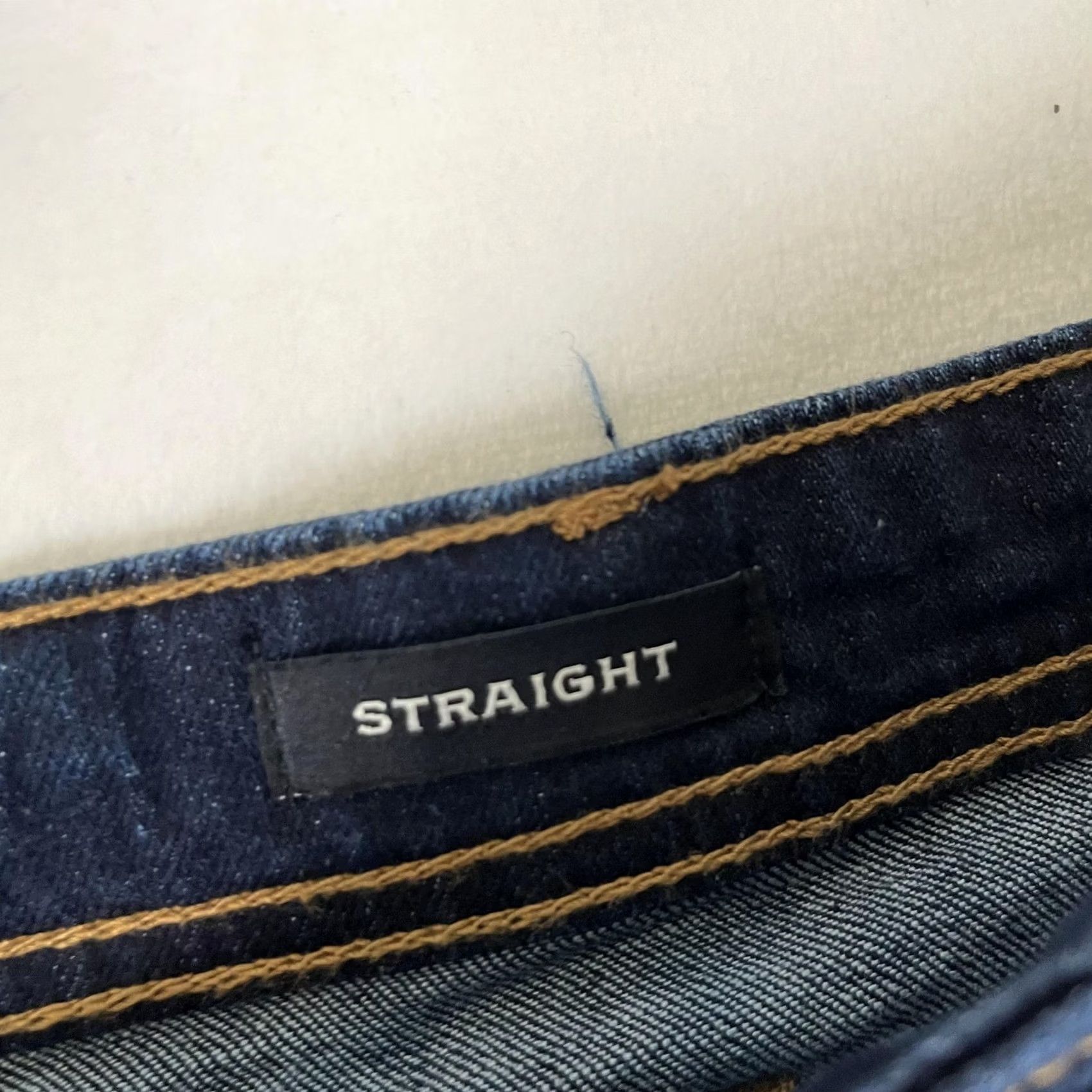 Vintage G.H. Bass & Co Jeans Mens 34x34 Blue Straight Denim Dark Wash Pants Size US 34 / EU 50 - 5 Thumbnail