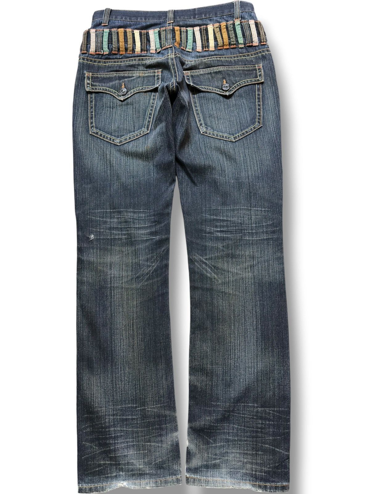 Hysteric Glamour Vintage Blue Spencer Double Waist Clawkmark Denim Size US 32 / EU 48 - 4 Thumbnail