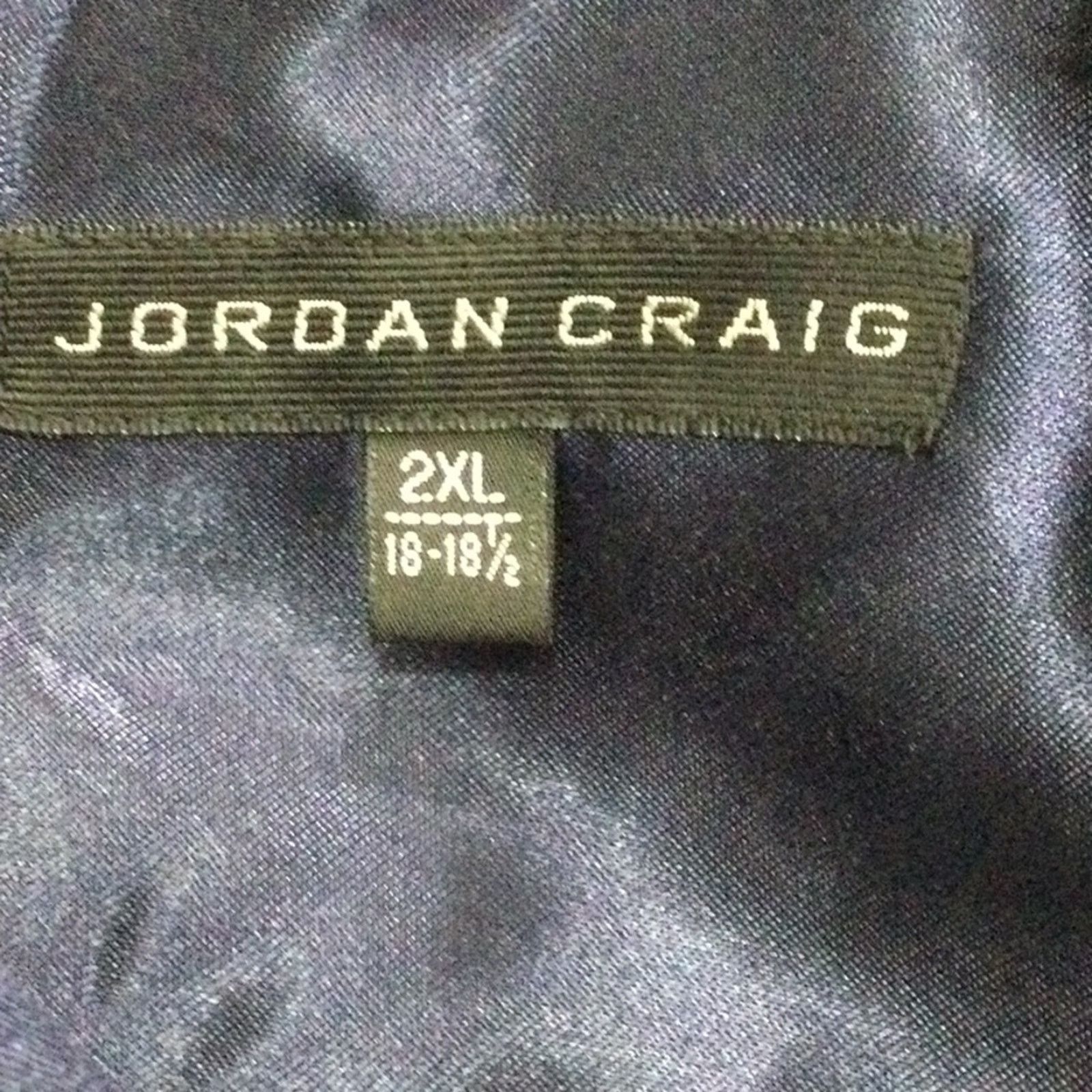 Jordan Craig Jordan Craig Men's Navy Long Sleeve Collared Shirt Size 2XL Size US XXL / EU 58 / 5 - 11 Thumbnail
