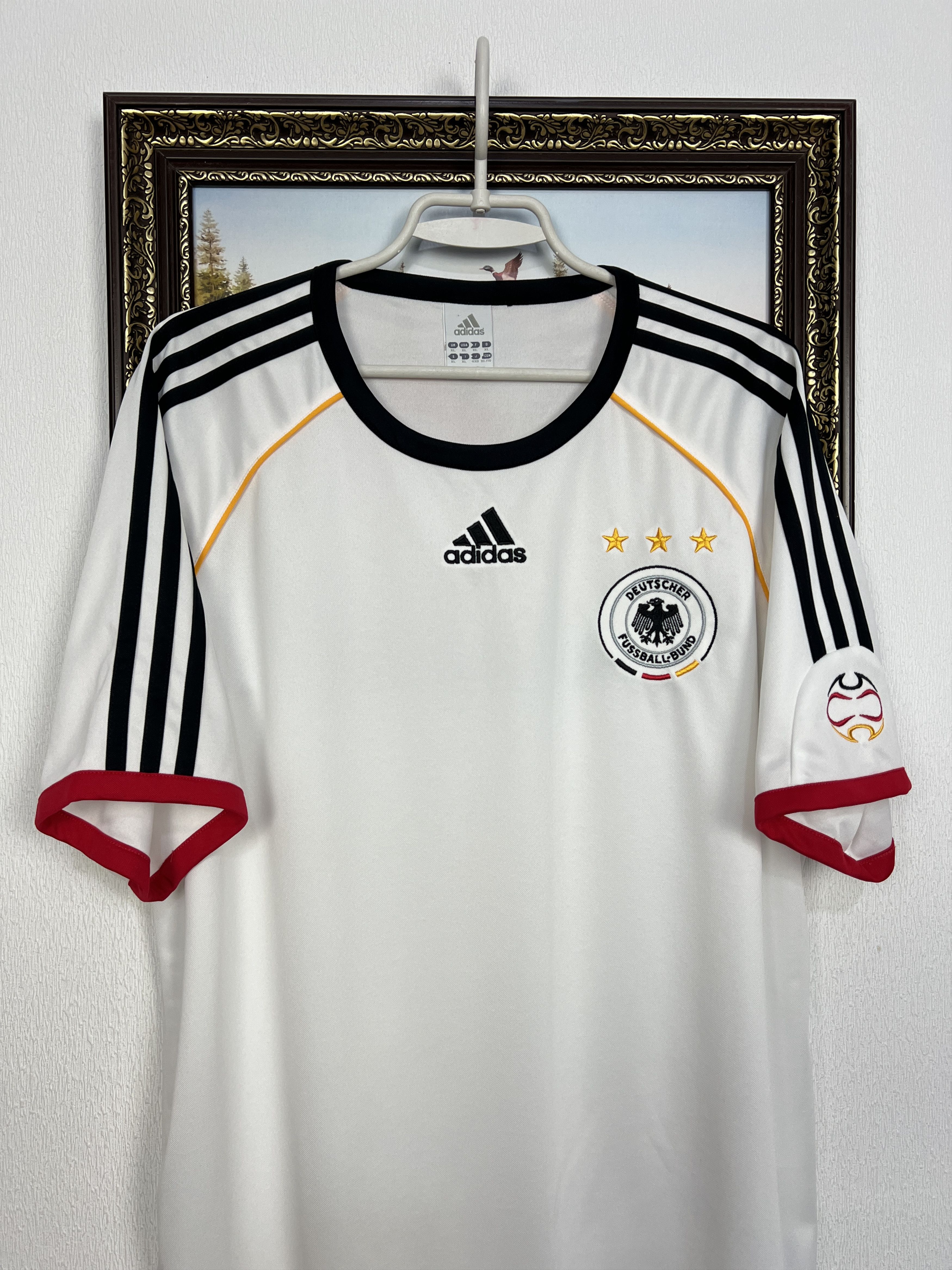 Adidas Germany Home football shirt 2006 Soccer Adidas Jersey Trikot Size US XL / EU 56 / 4 - 2 Thumbnail